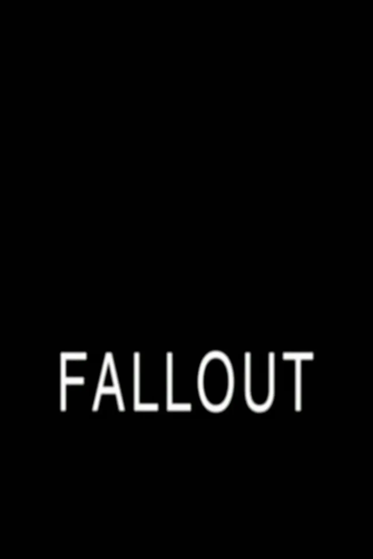 Movie poster "Fallout"