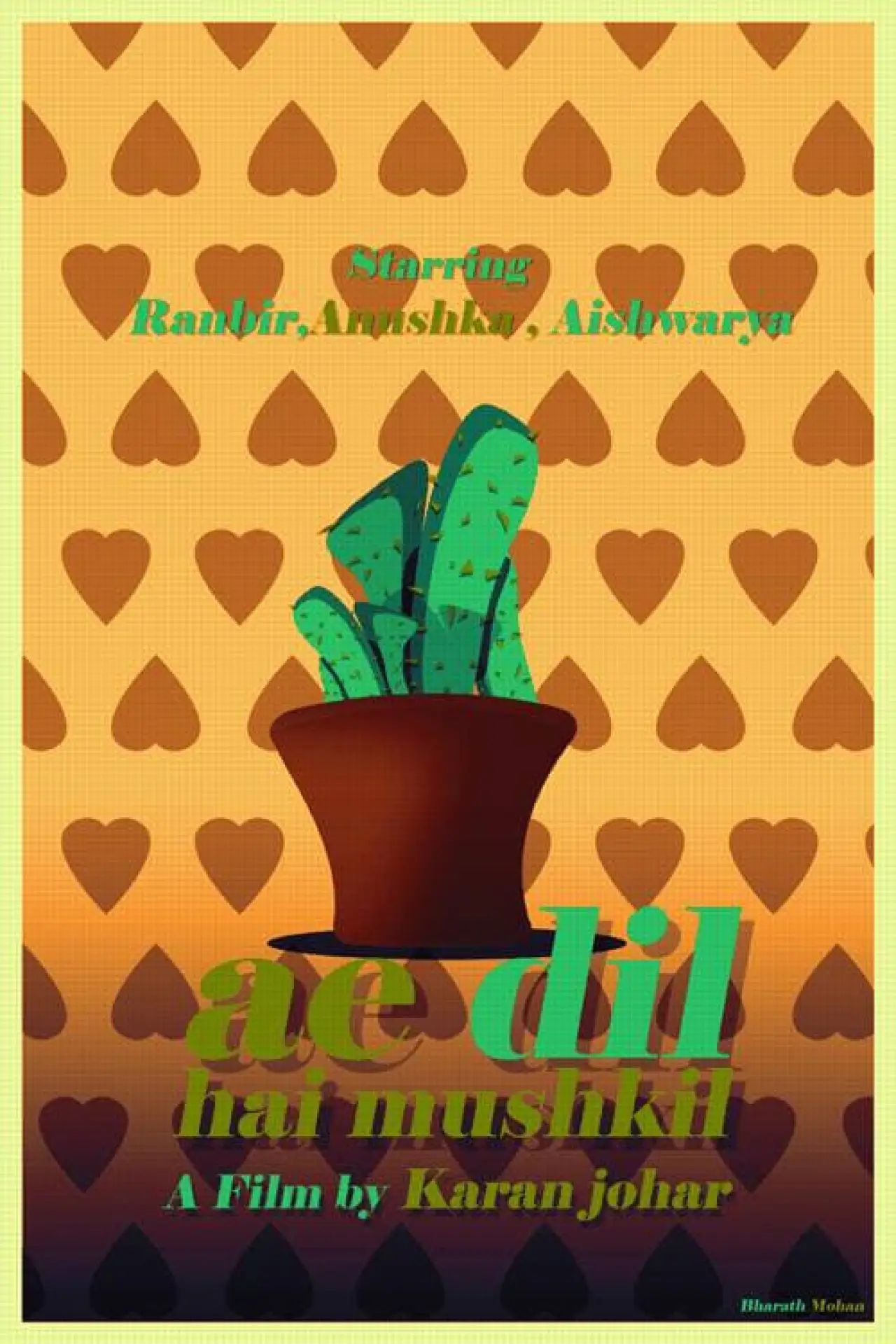 Movie poster "Ae Dil Hai Mushkil"