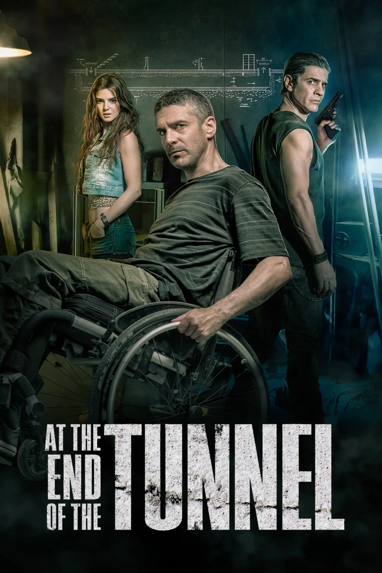 Movie poster "At the End of the Tunnel"