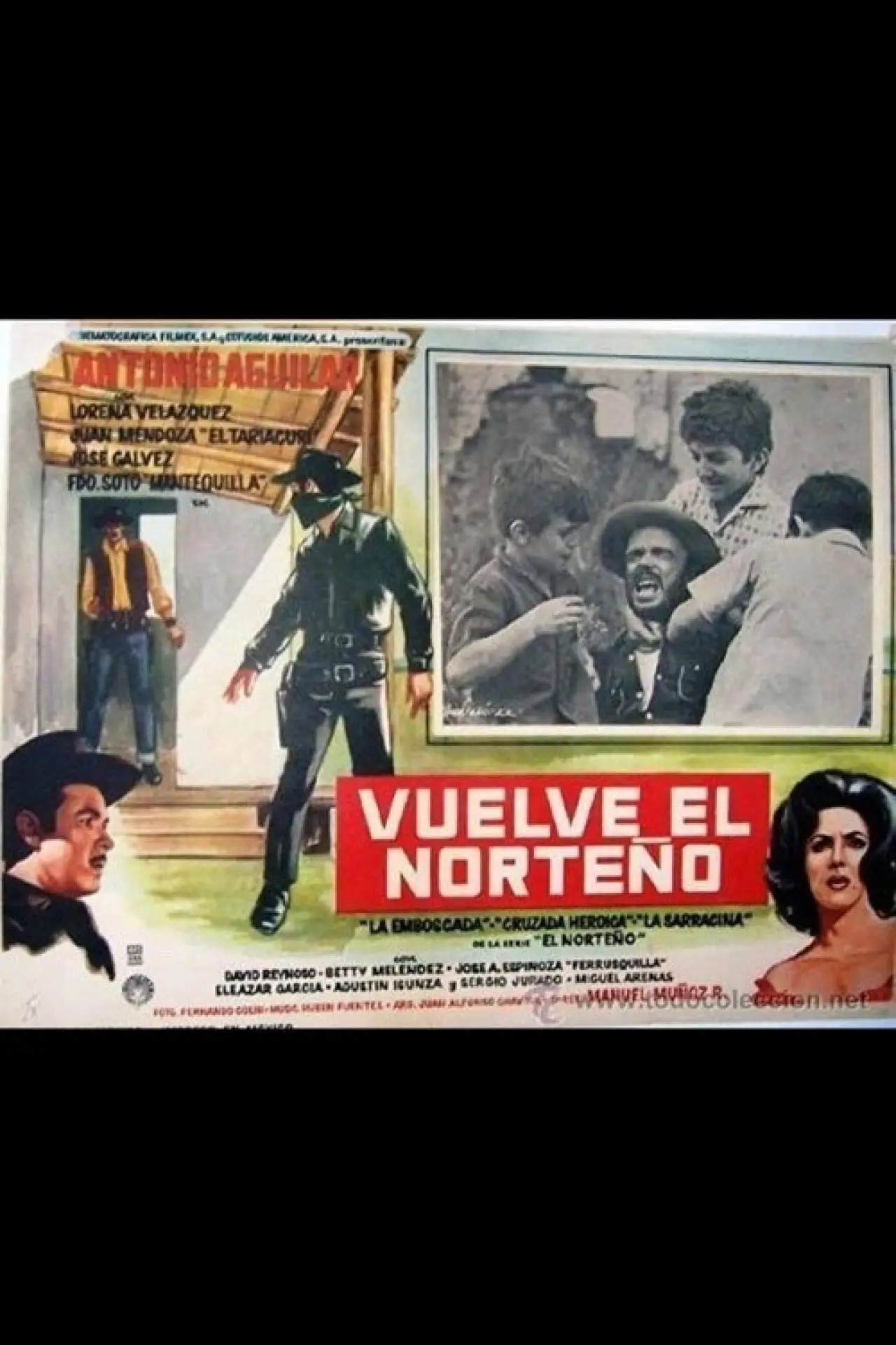 Movie poster "Vuelve el Norteño"