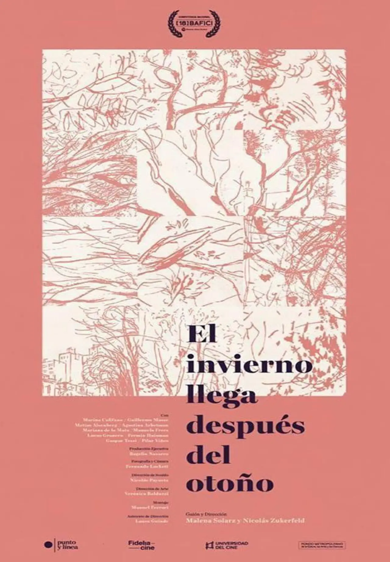 Movie poster "The Winter Comes After Autumn"