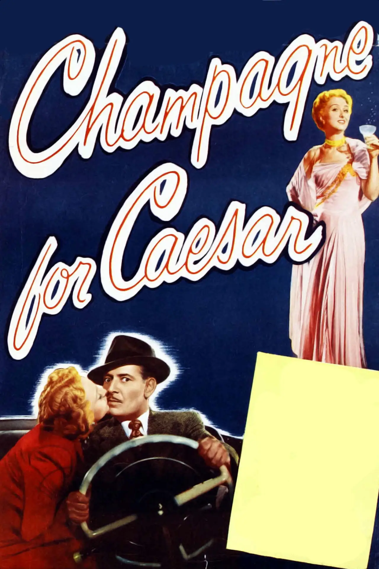 Movie poster "Champagne for Caesar"