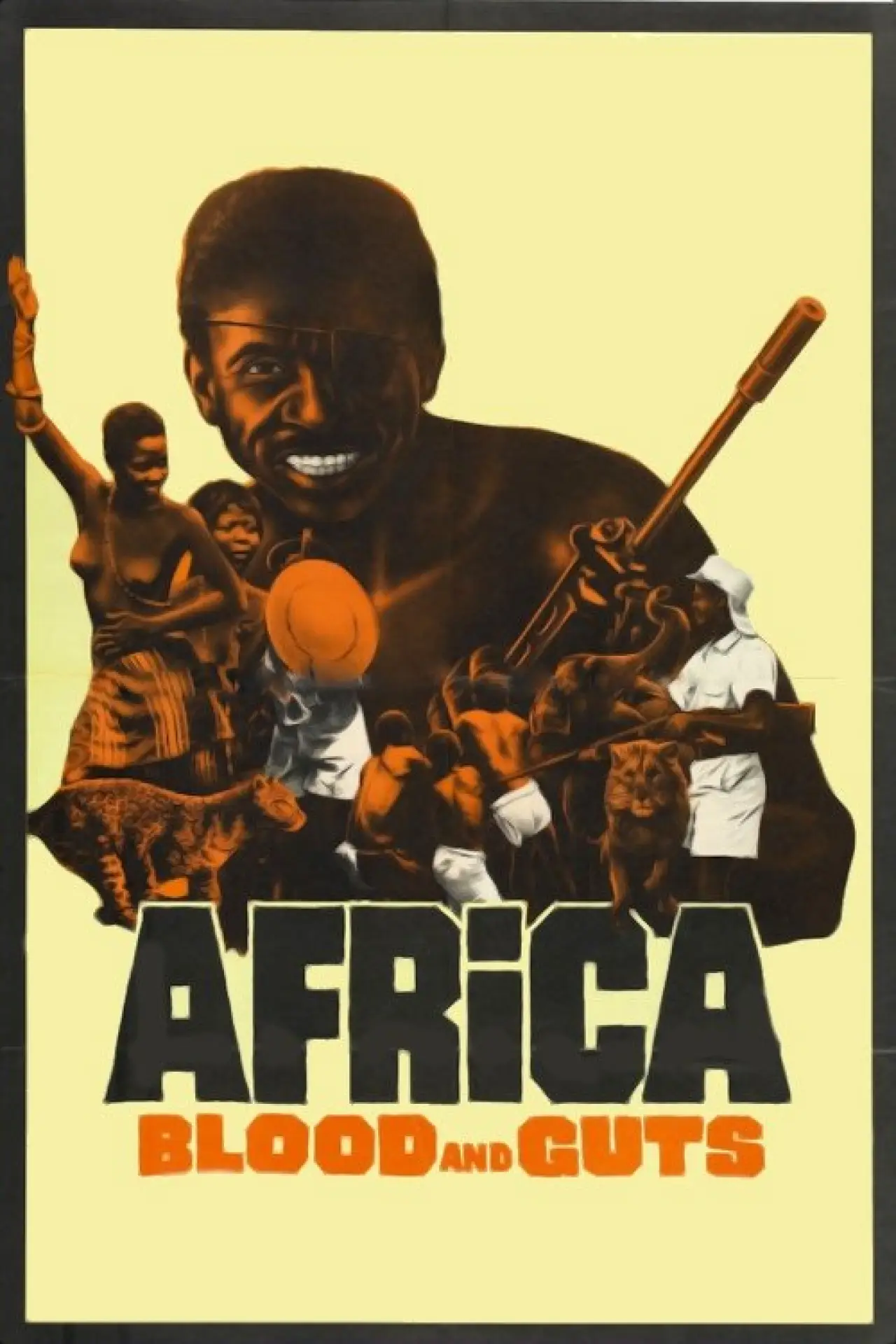 Movie poster "Africa Blood and Guts"
