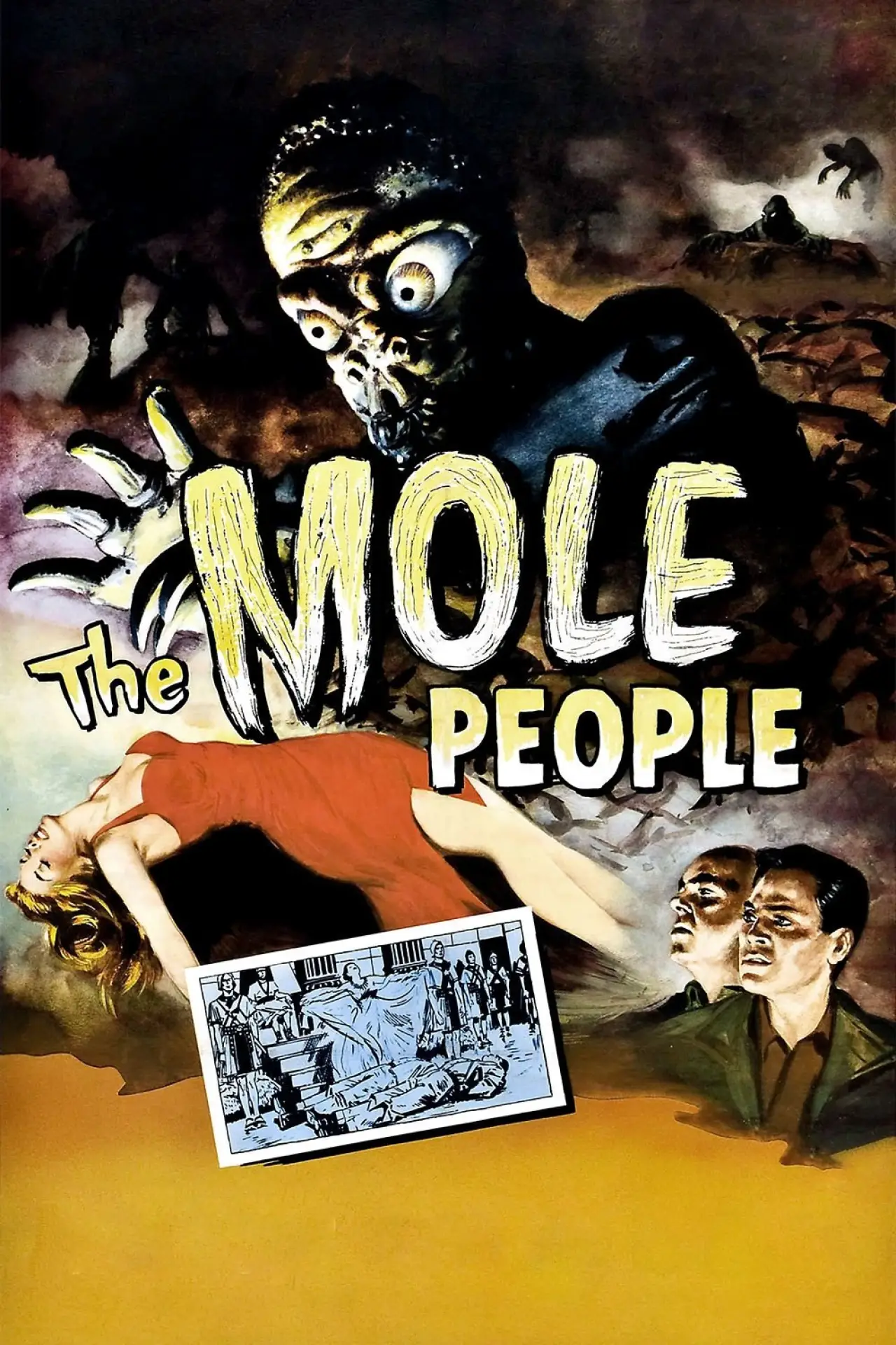 Movie poster "The Mole People"