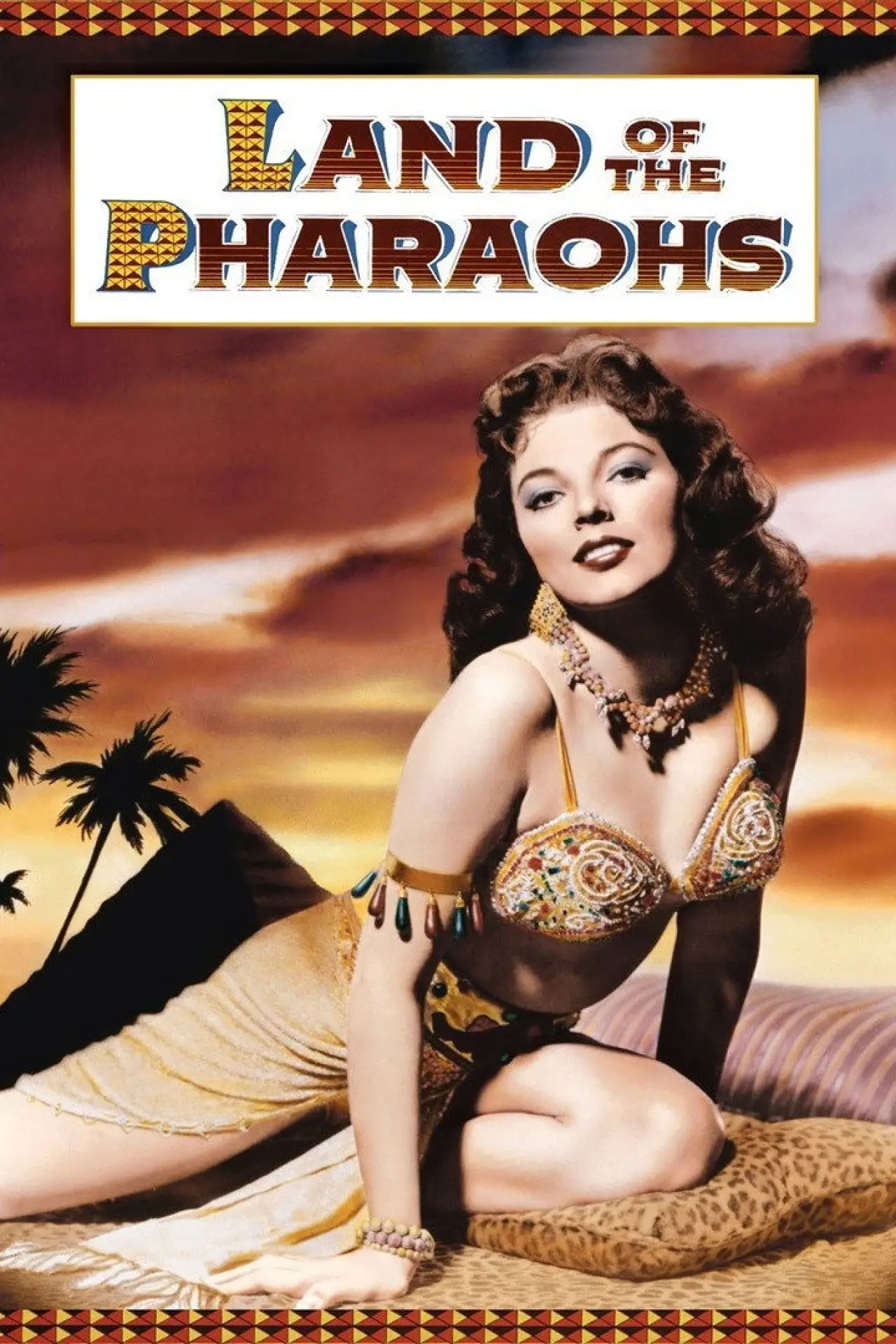 Movie poster "Land of the Pharaohs"