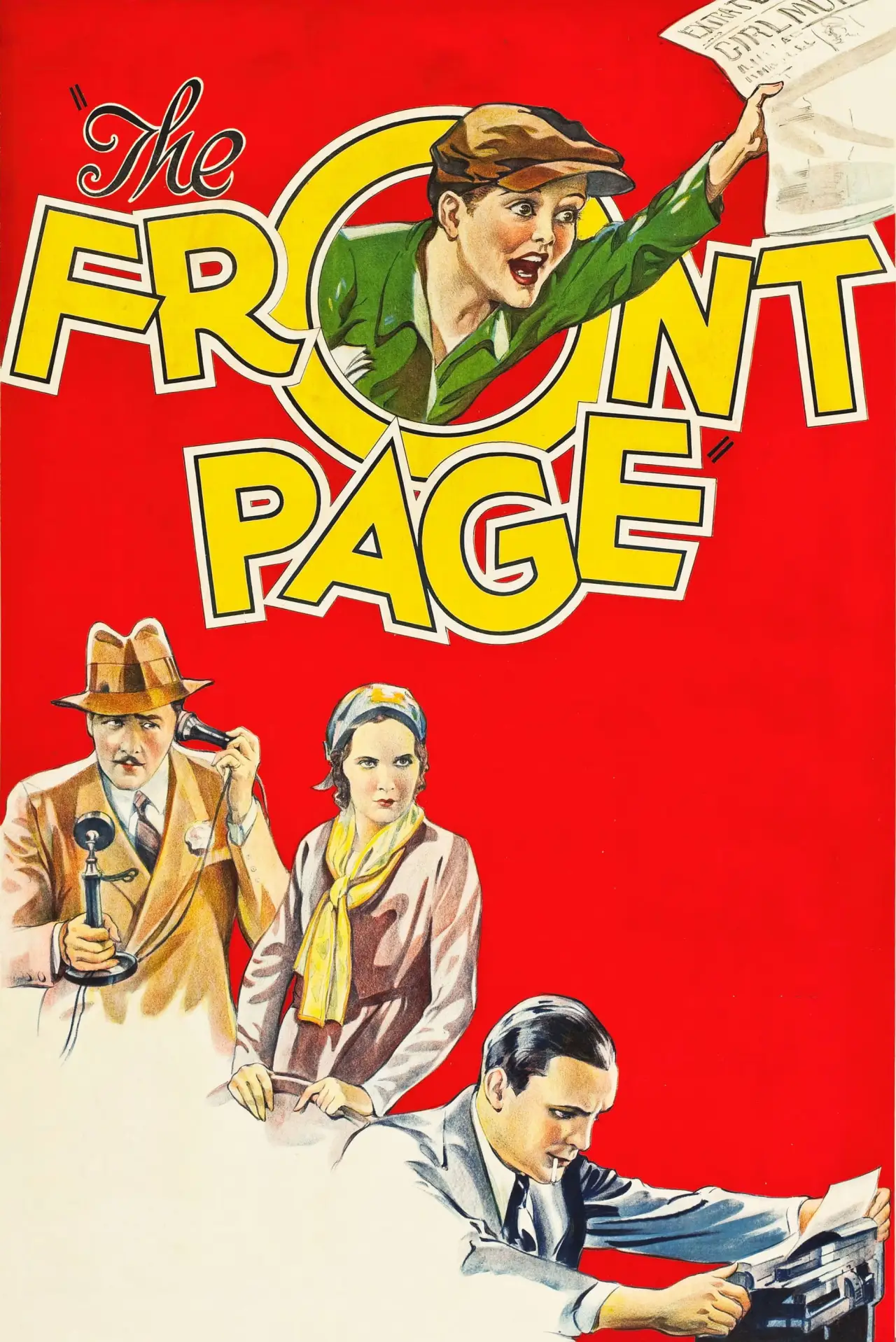 Movie poster "The Front Page"