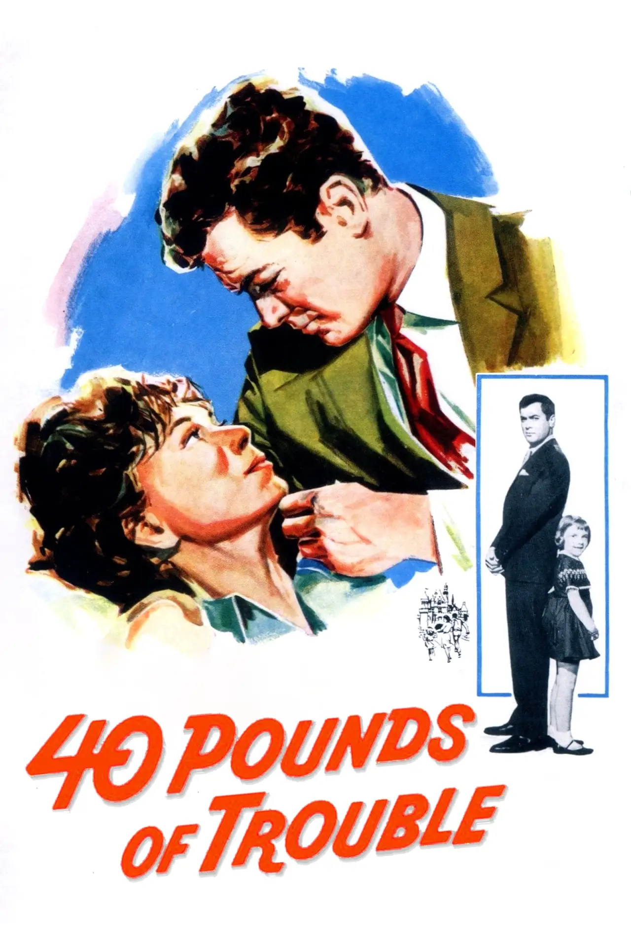 Movie poster "40 Pounds of Trouble"