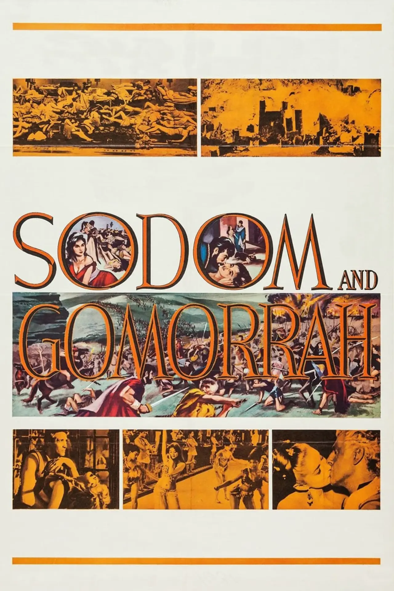 Movie poster "Sodom and Gomorrah"