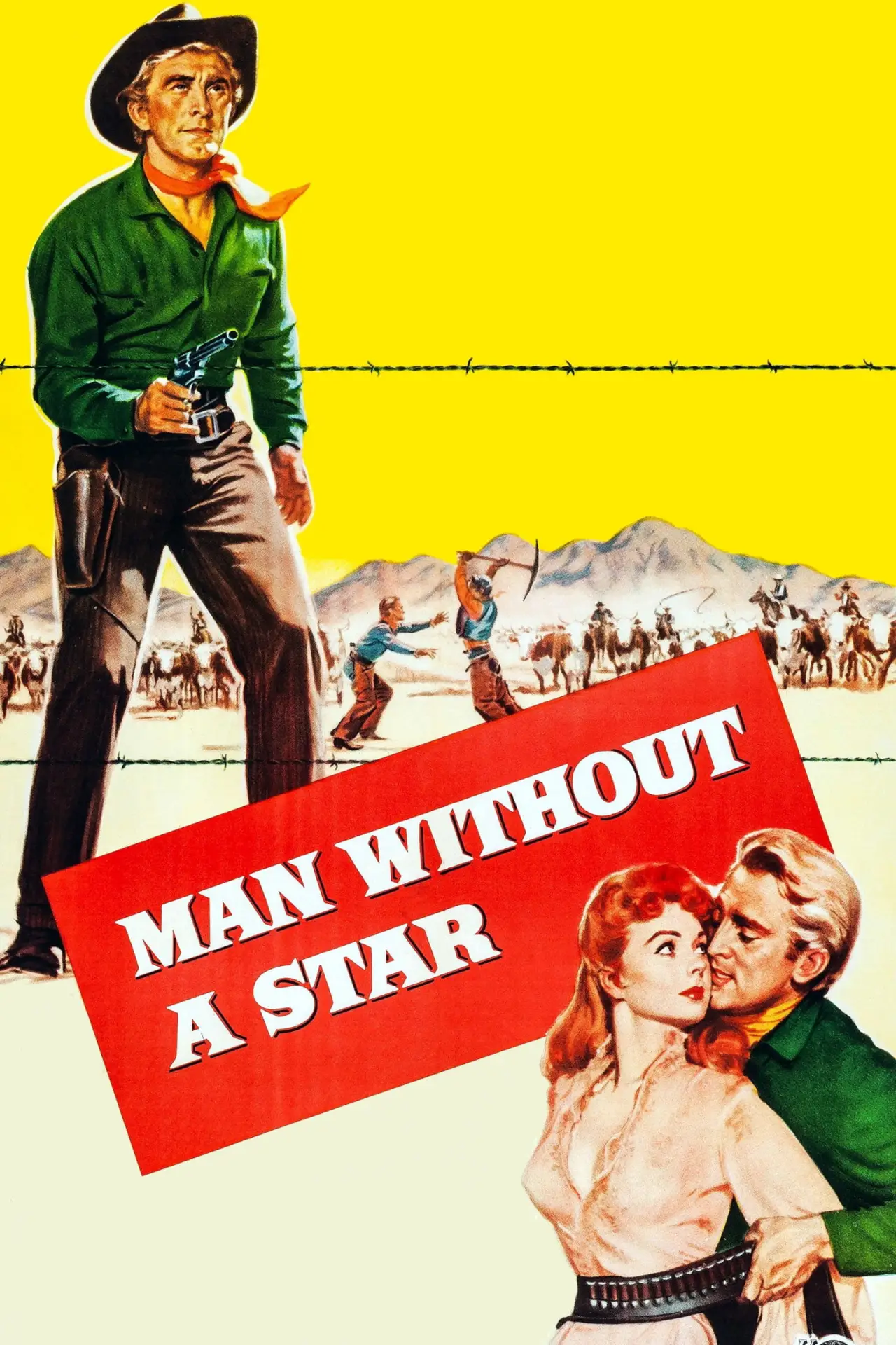 Movie poster "Man Without a Star"