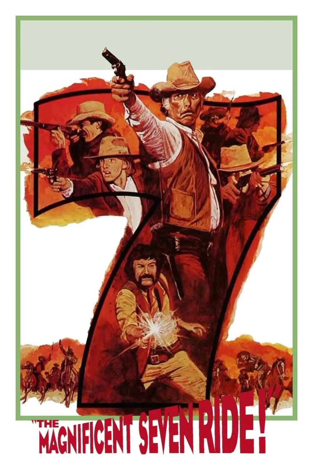 Movie poster "The Magnificent Seven Ride!"