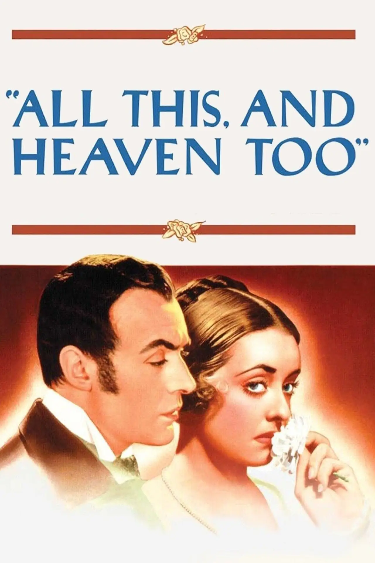 Movie poster "All This, and Heaven Too"