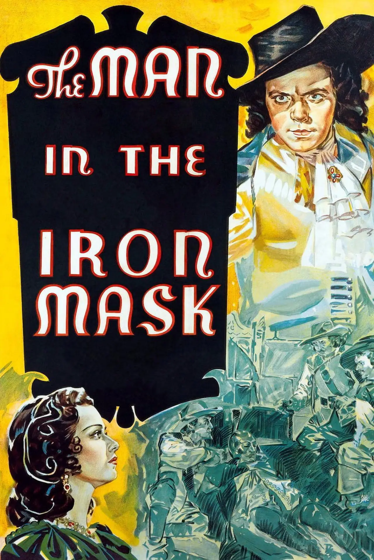 Movie poster "The Man in the Iron Mask"