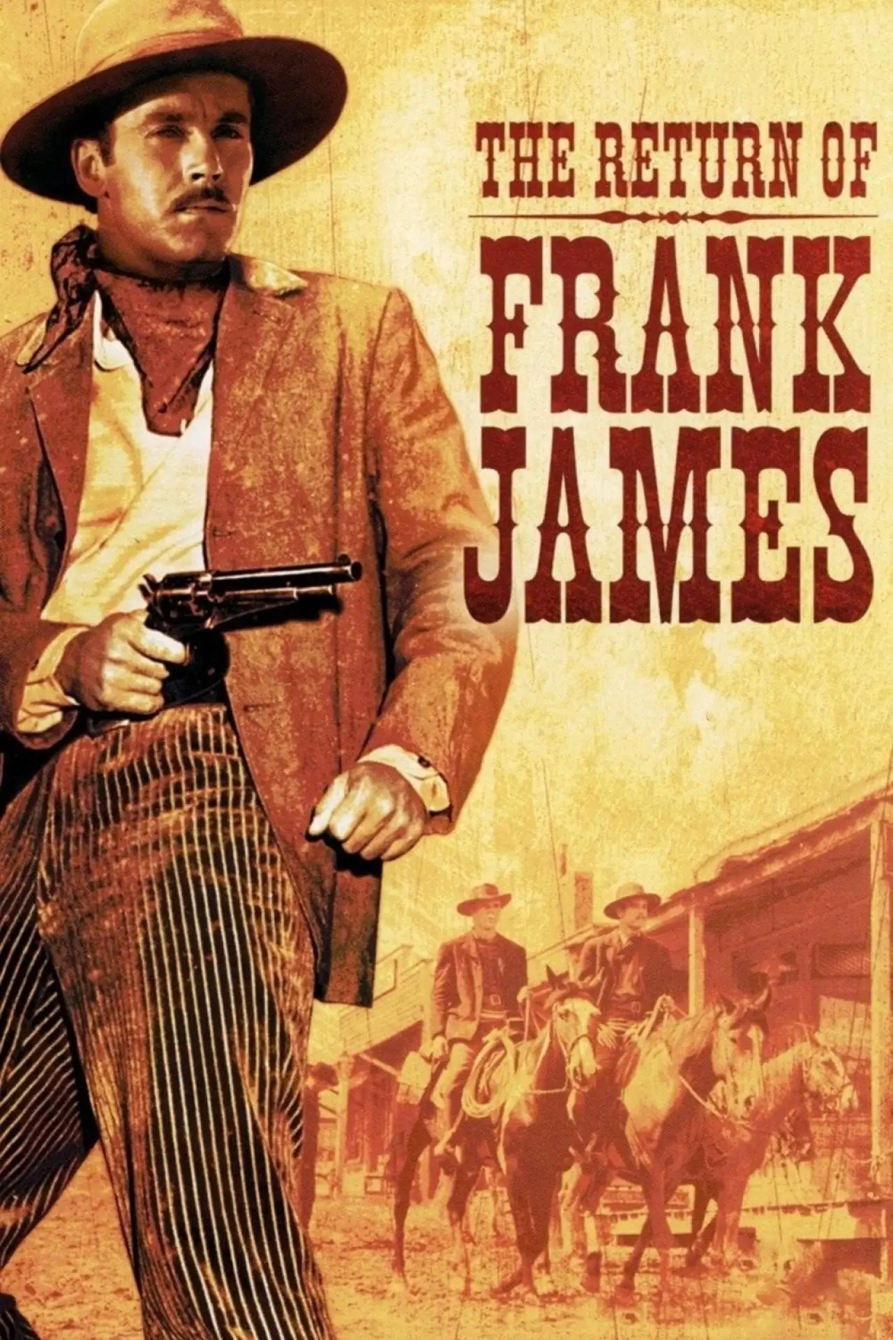 Movie poster "The Return of Frank James"