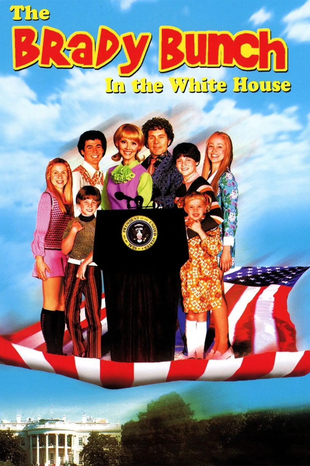 Movie poster "The Brady Bunch in the White House"