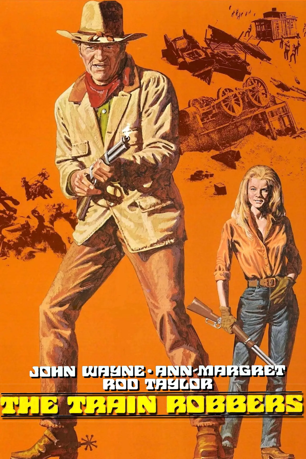 Movie poster "The Train Robbers"