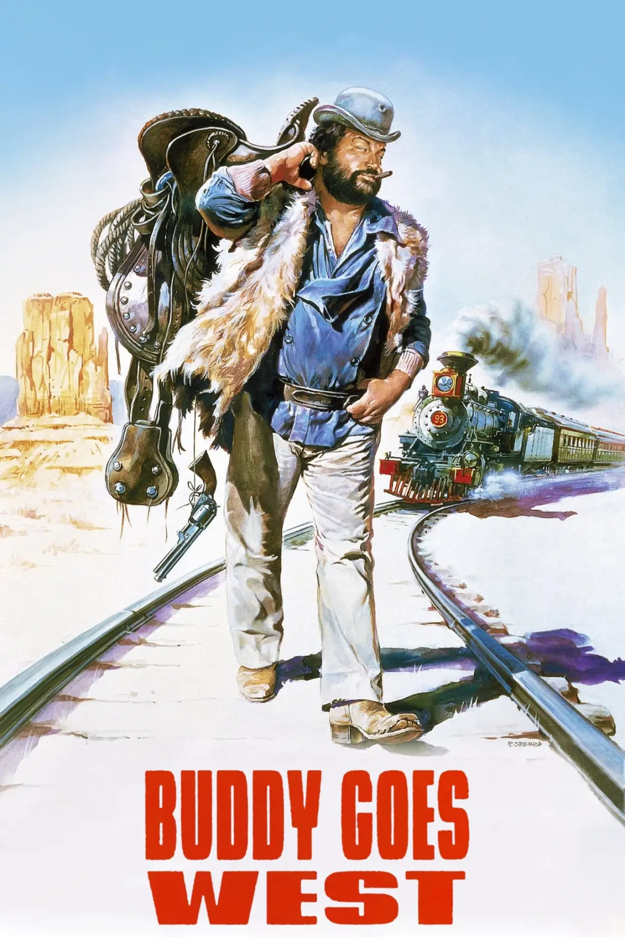 Movie poster "Buddy Goes West"