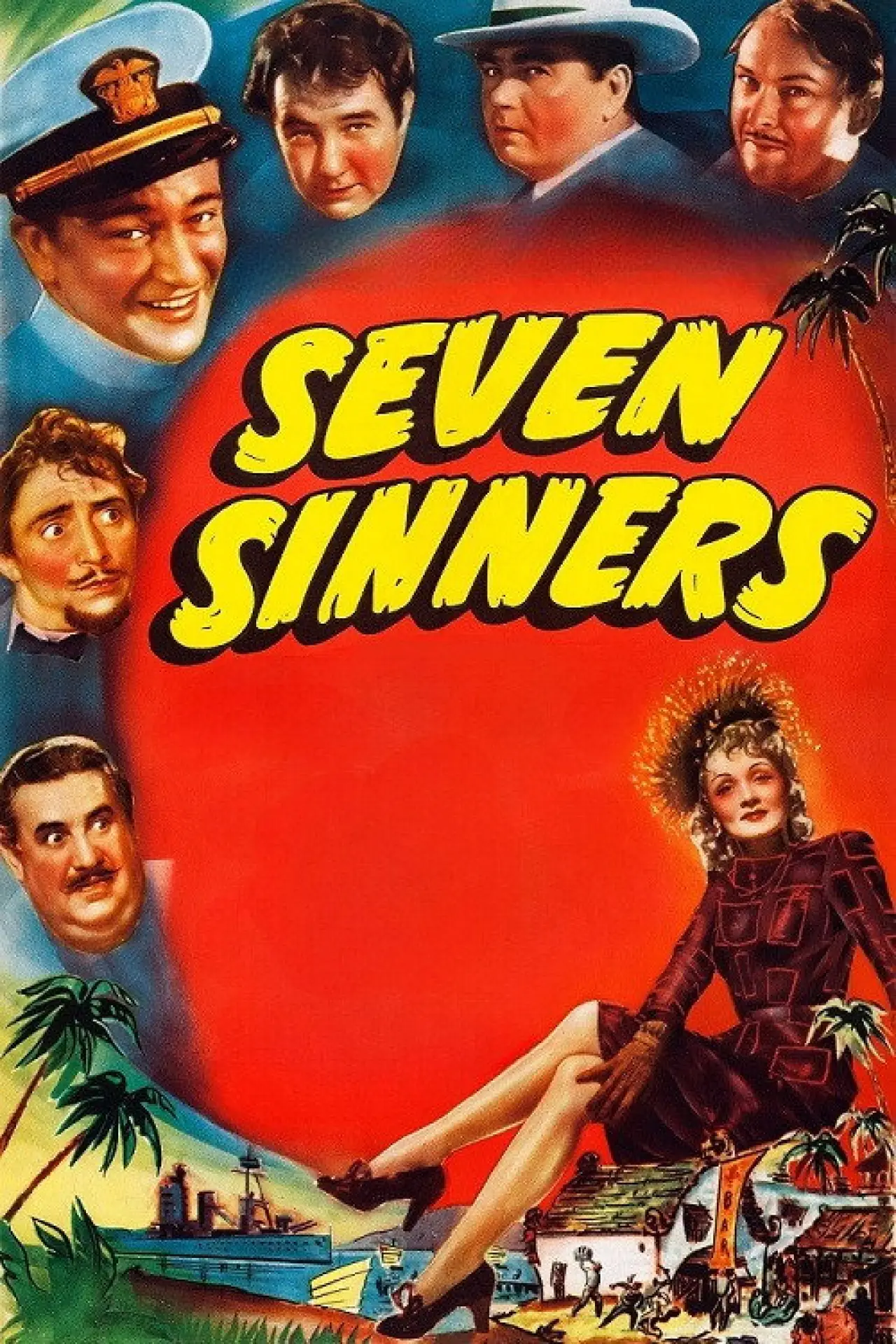 Movie poster "Seven Sinners"