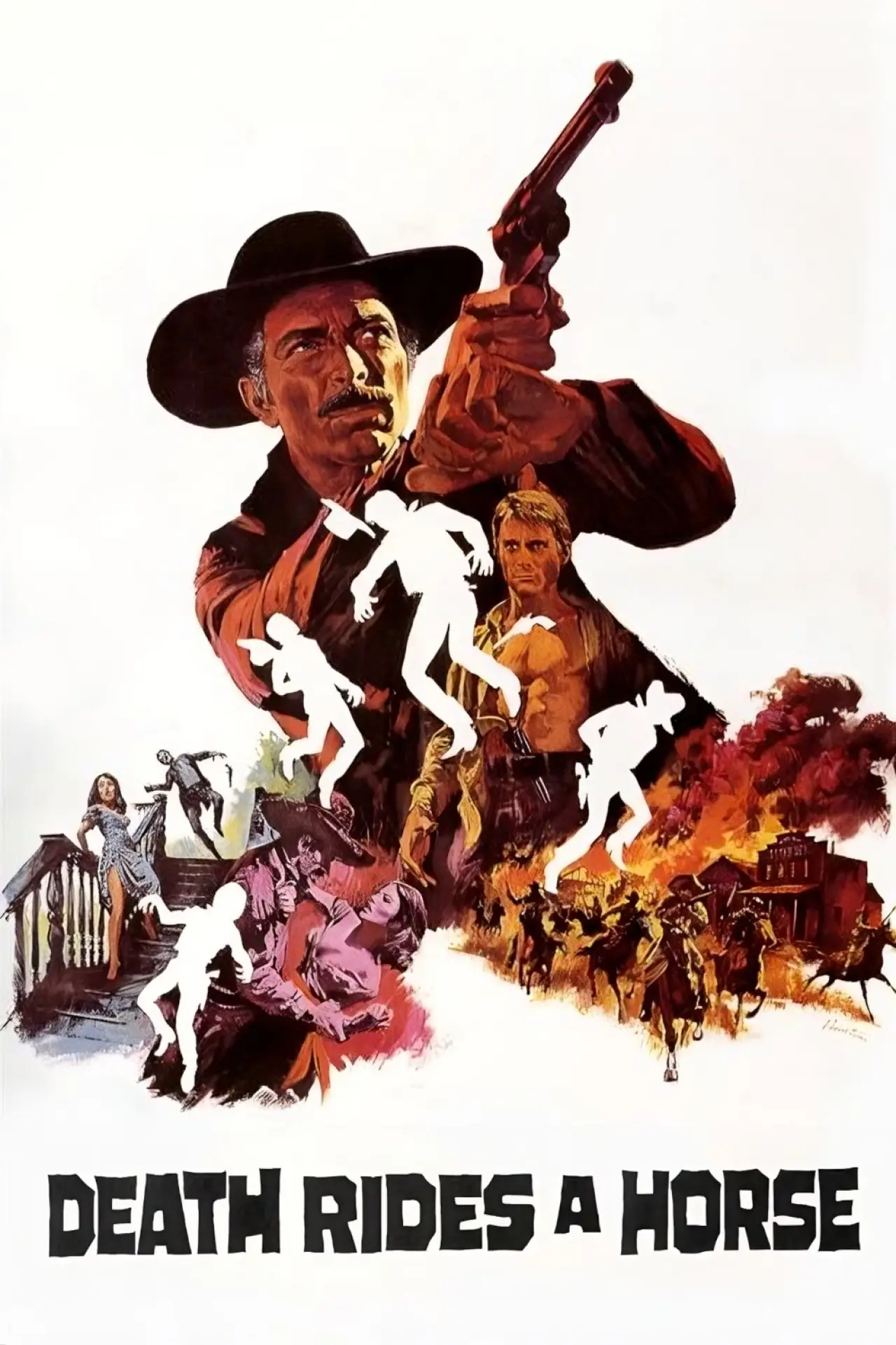 Movie poster "Death Rides a Horse"