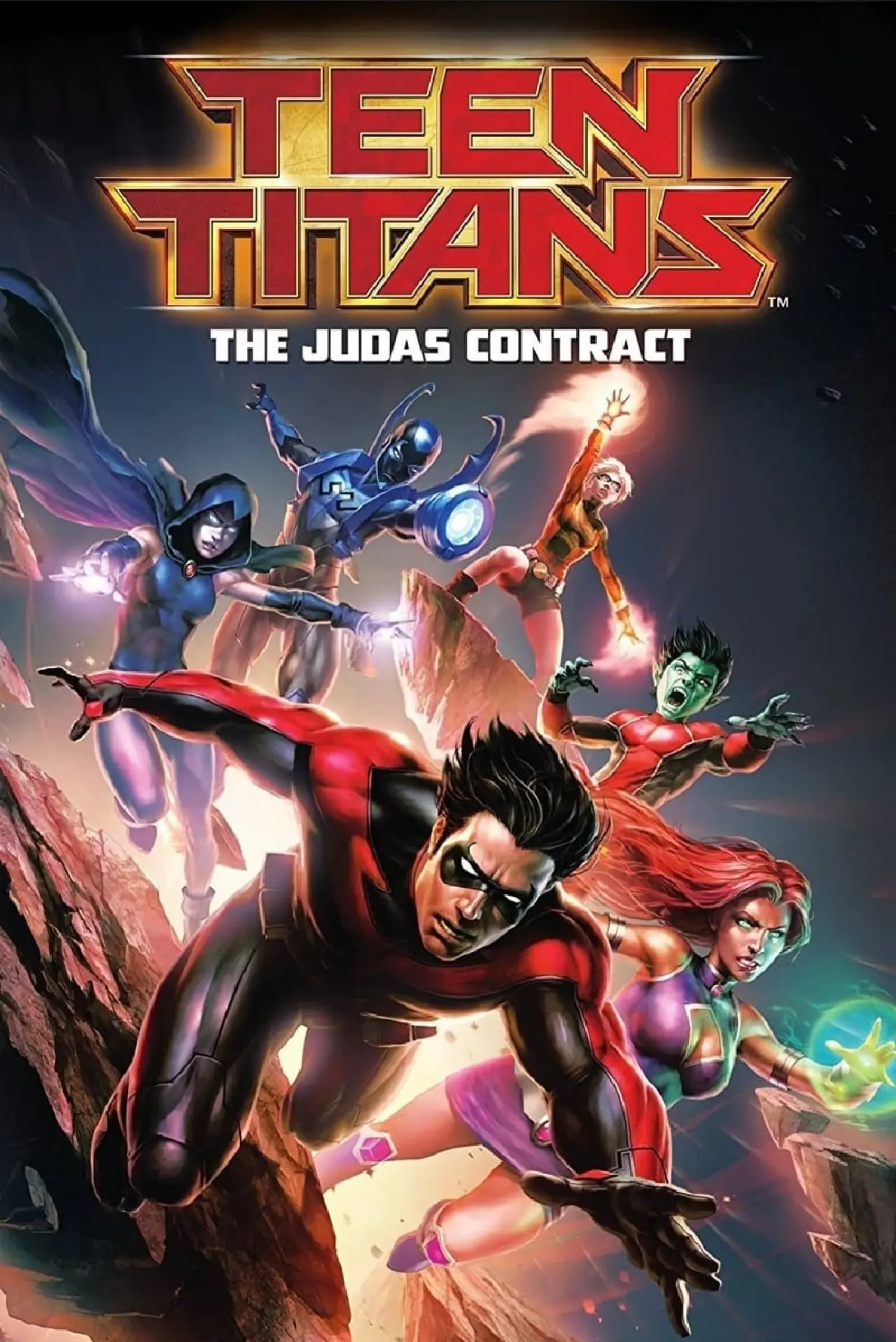 Movie poster "Teen Titans: The Judas Contract"
