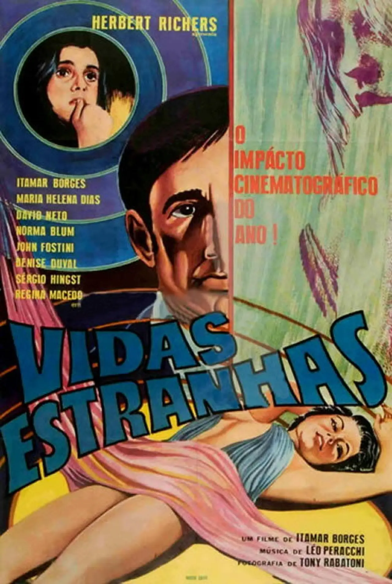 Movie poster "Vidas Estranhas"