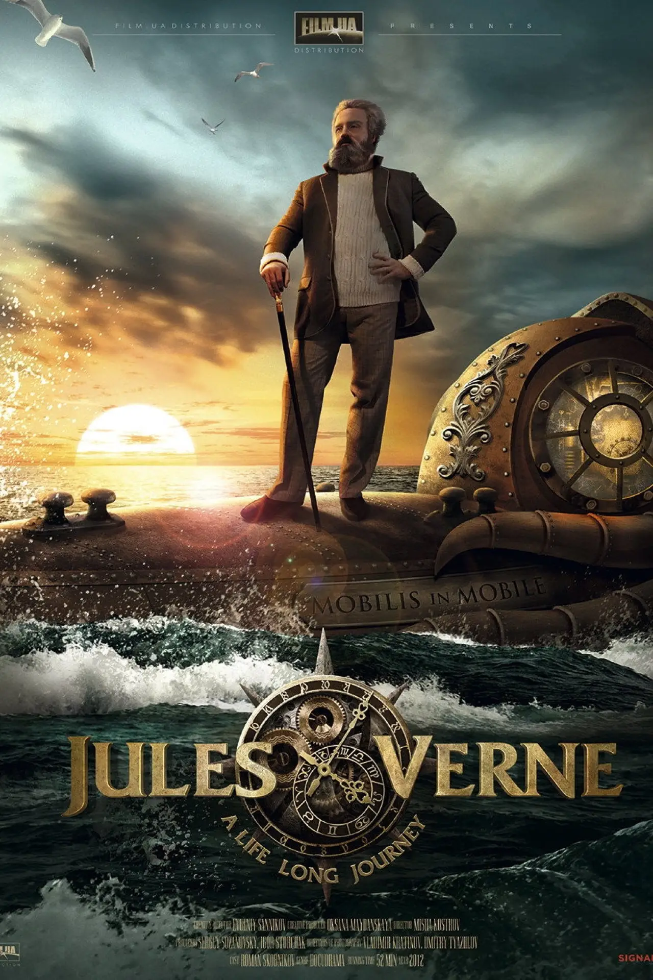 Movie poster "Jules Verne. A Life Long Journey"