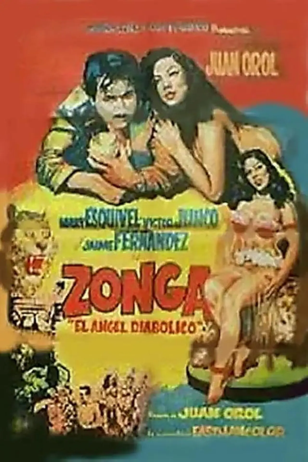 Movie poster "Zonga, el ángel diabólico"