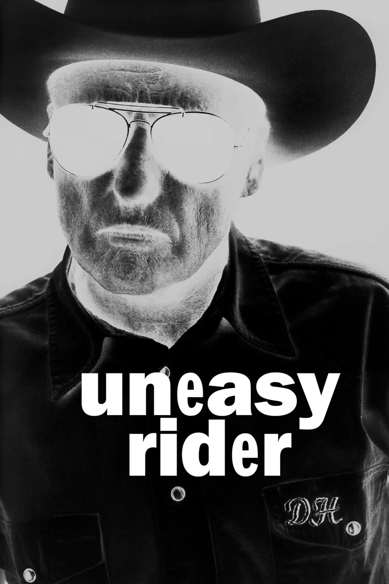 Movie poster "Dennis Hopper: Uneasy Rider"