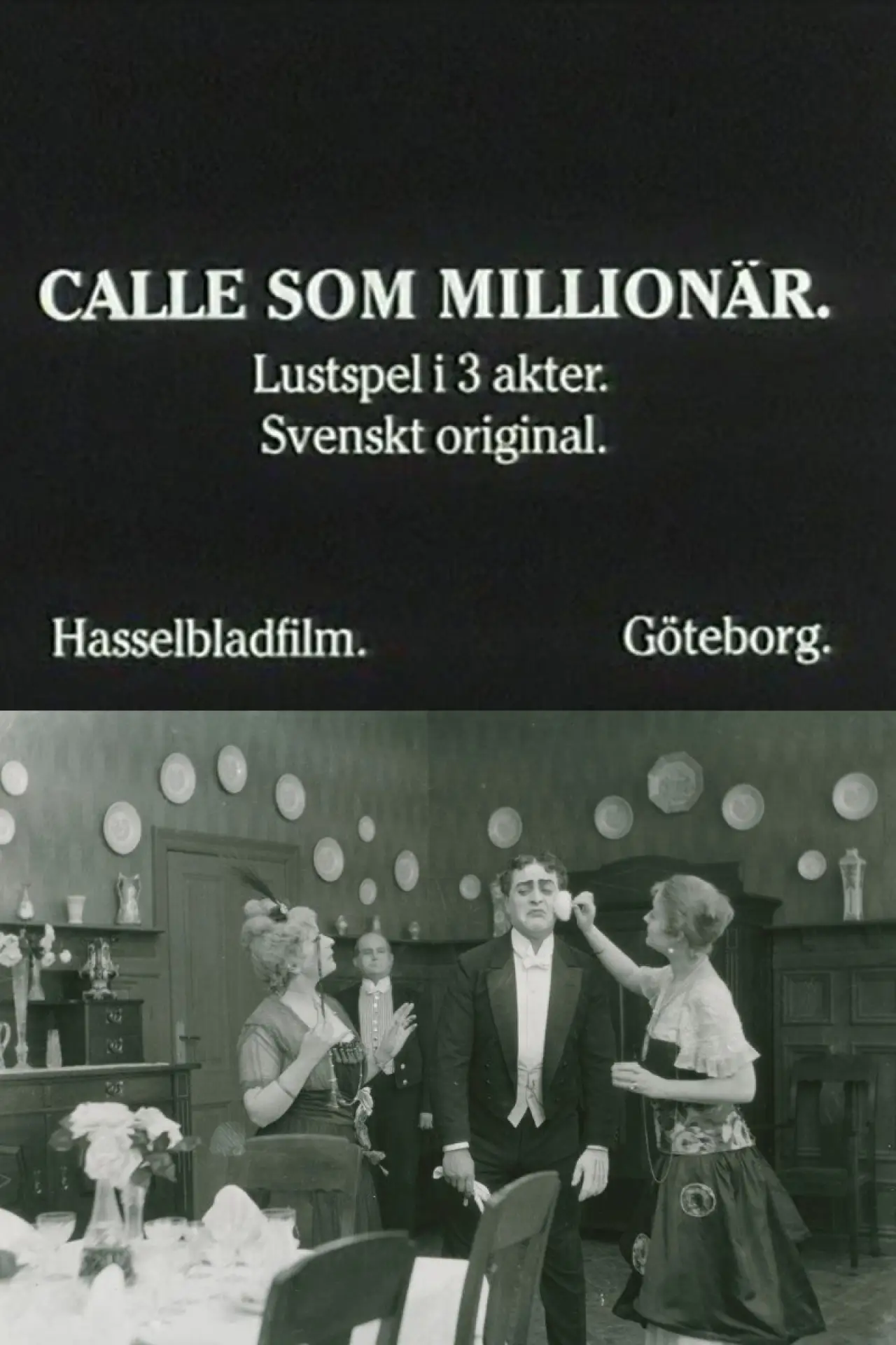 Movie poster "Calle as a Millionaire"