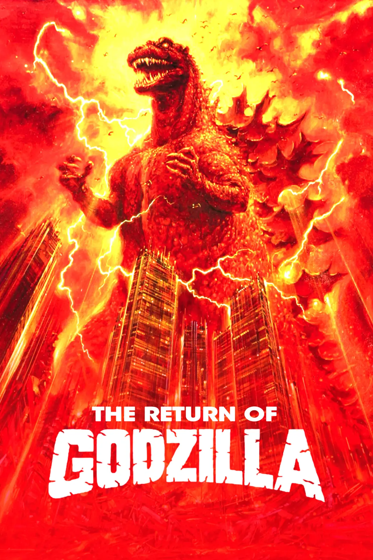 Movie poster "The Return of Godzilla"