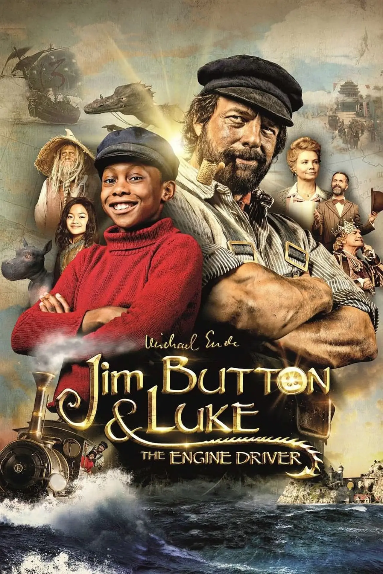 Movie poster "Jim Button and Luke the Engine Driver"