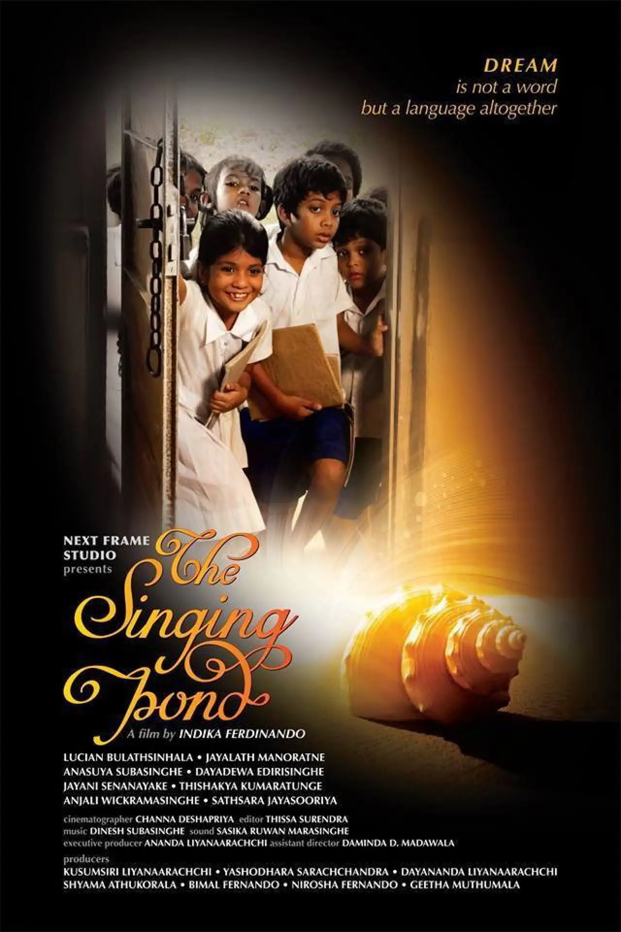 Movie poster "The Singing Pond"