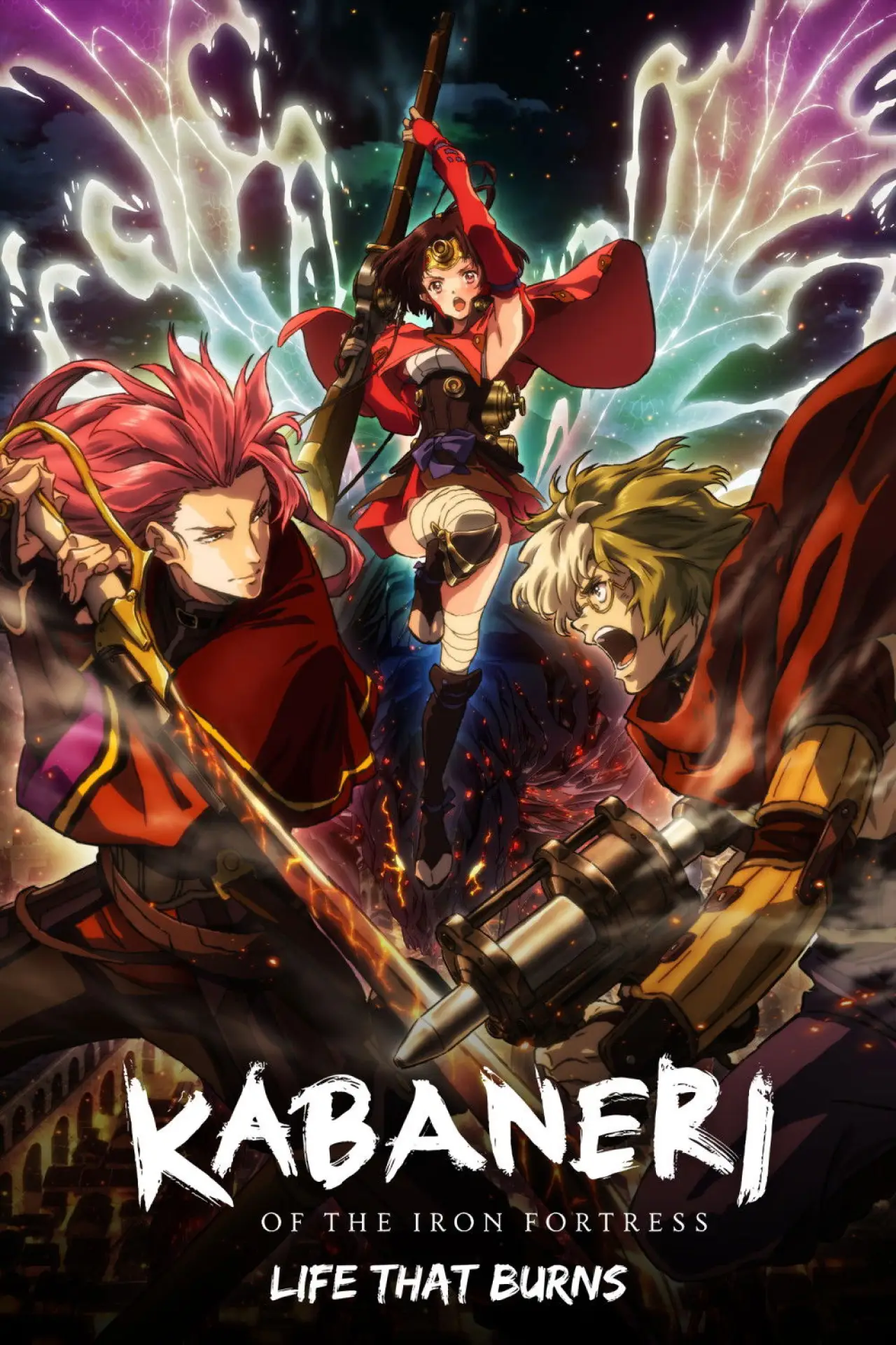 Movie poster "Kabaneri of the Iron Fortress: Life That Burns"