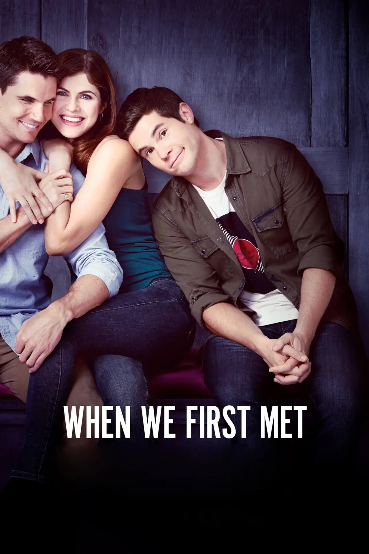 Movie poster "When We First Met"