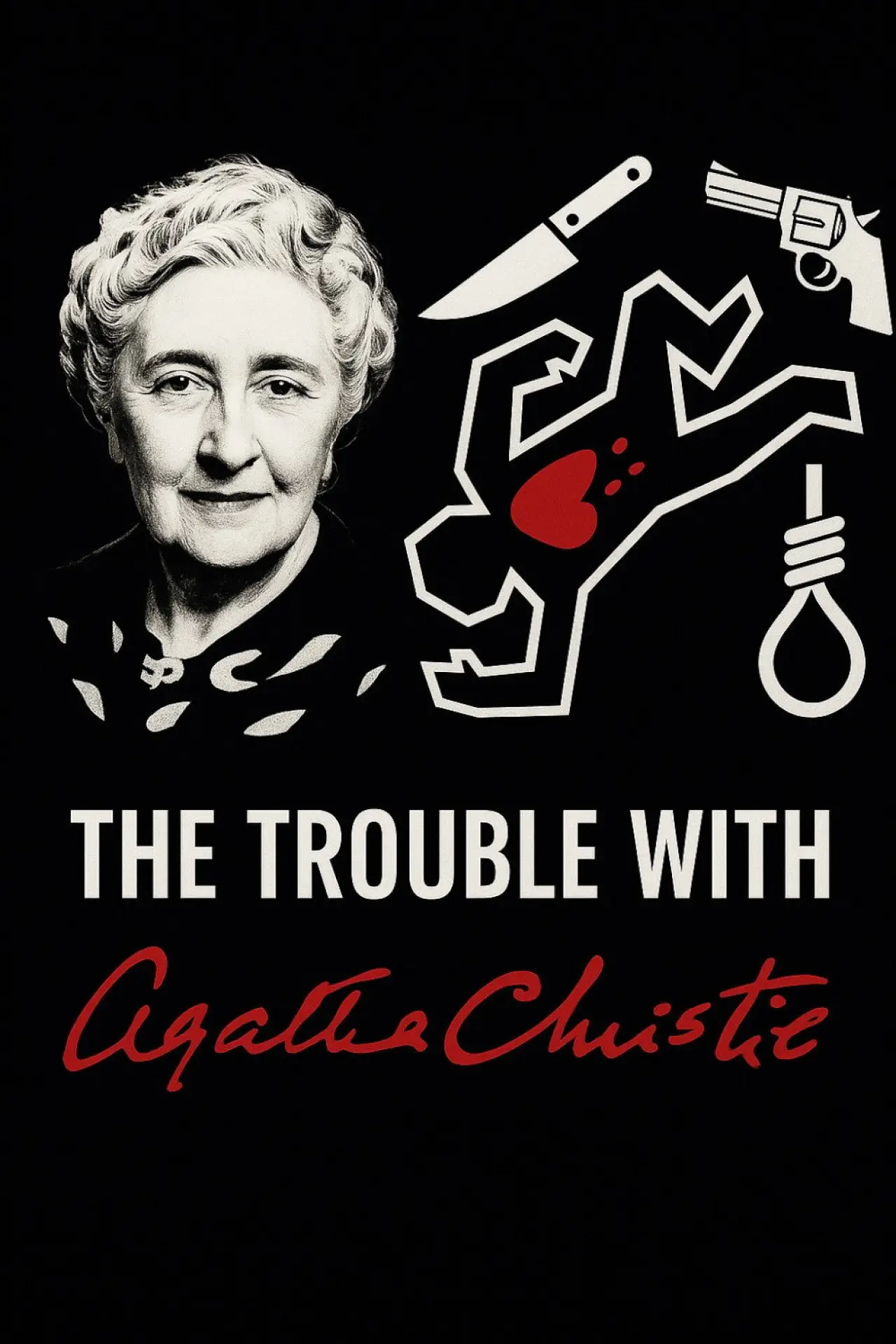 Movie poster "The Trouble With Agatha Christie"