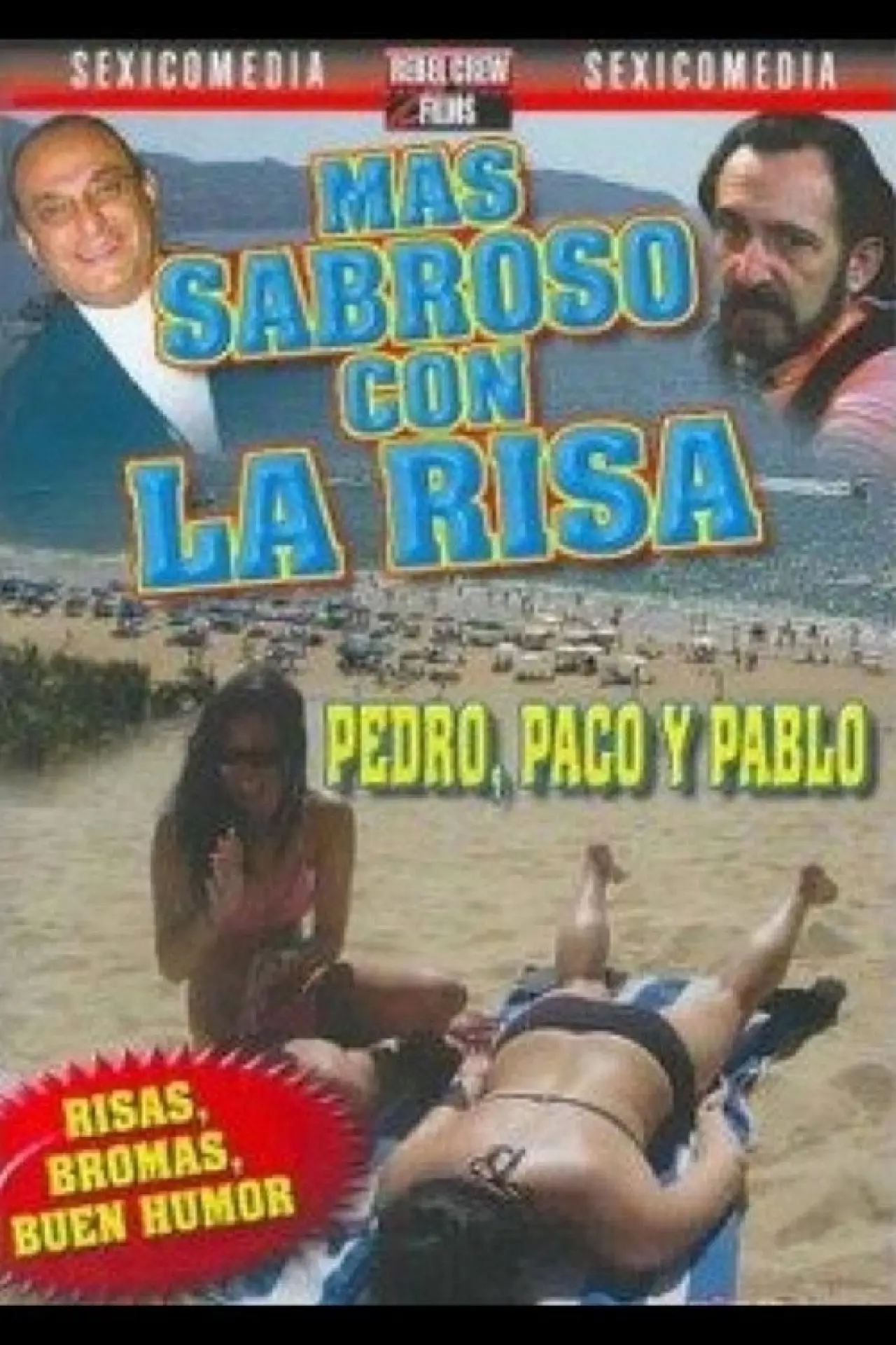 Movie poster "Más sabroso con la risa"