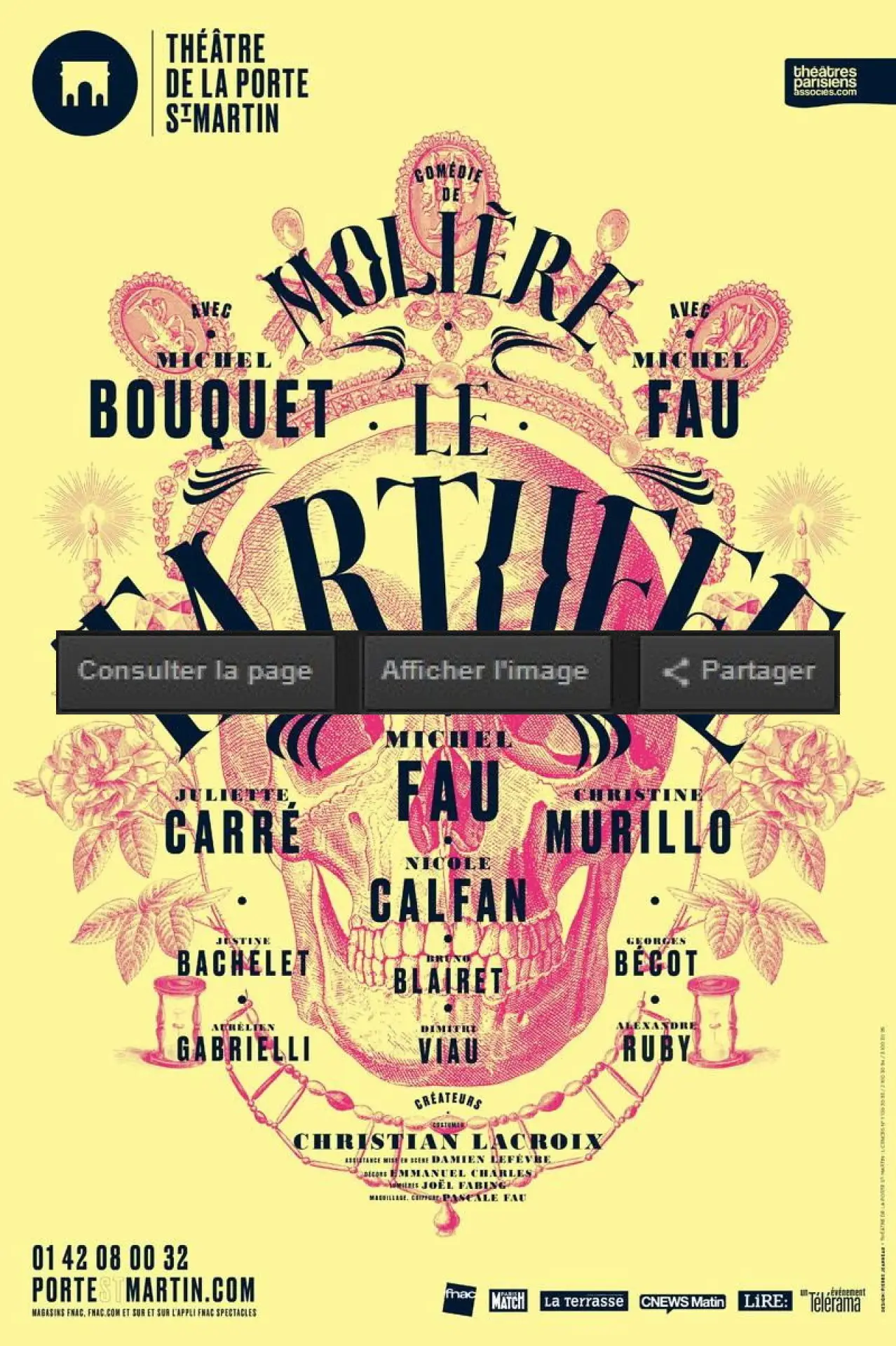 Movie poster "Le Tartuffe"