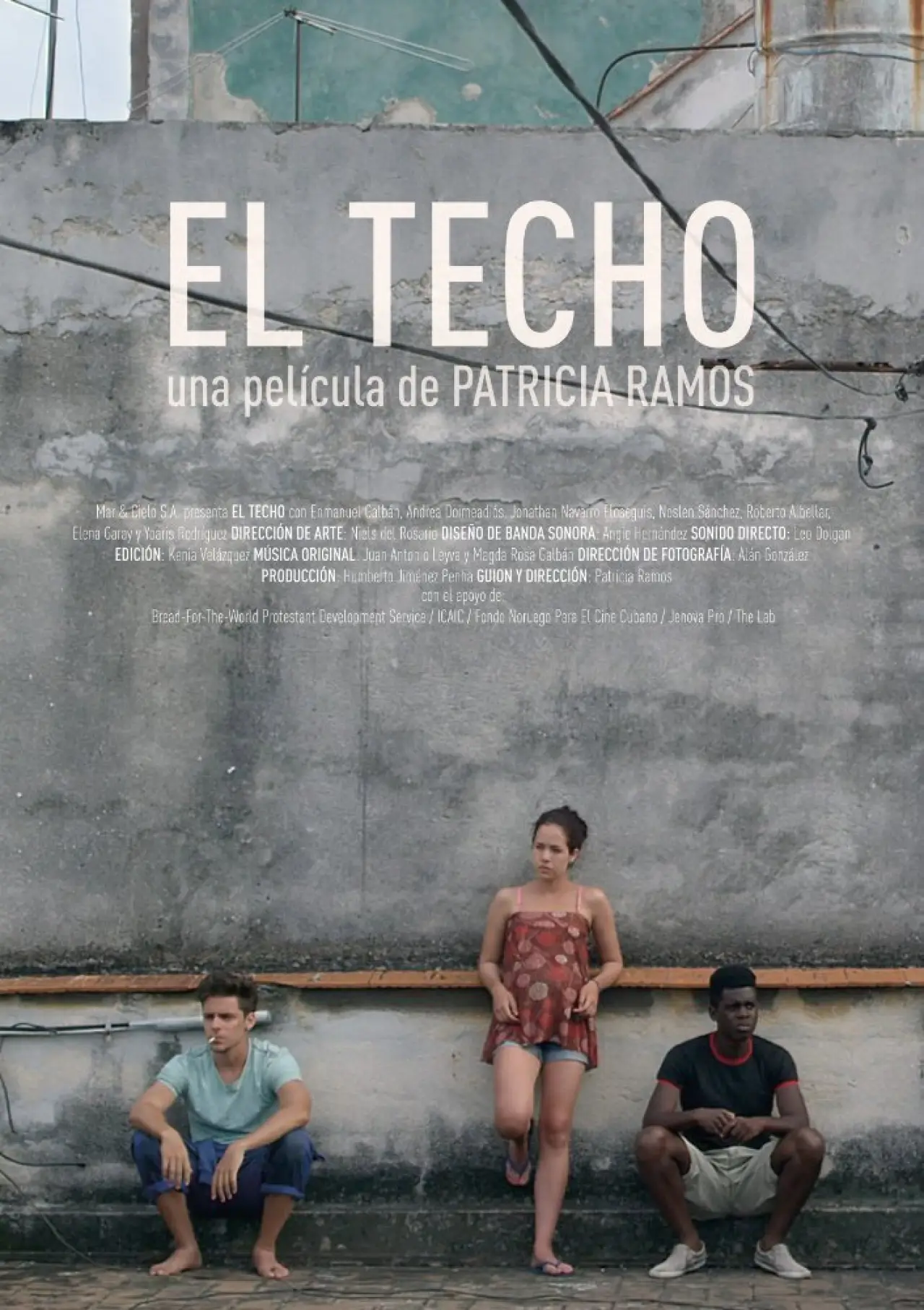 Movie poster "El techo"