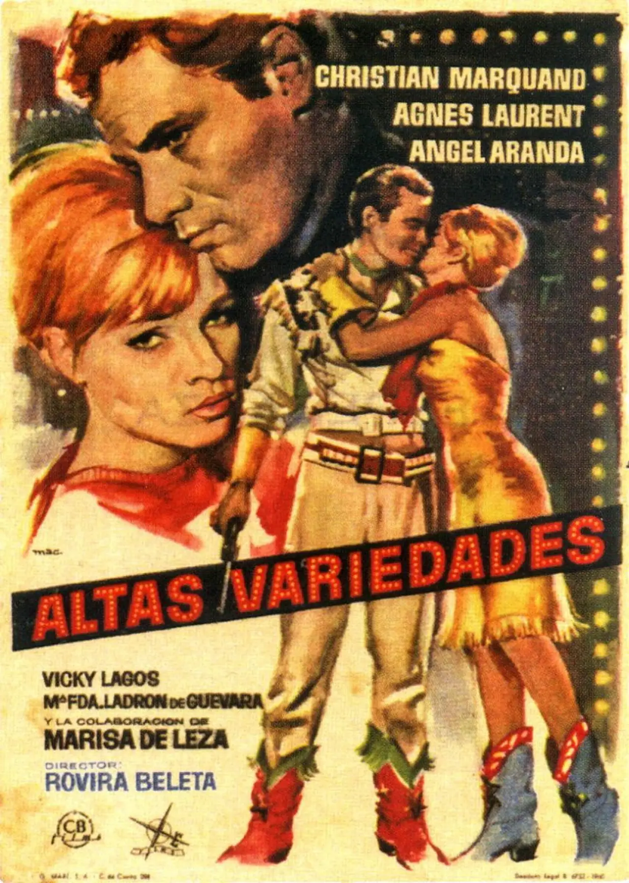 Movie poster "Altas variedades"