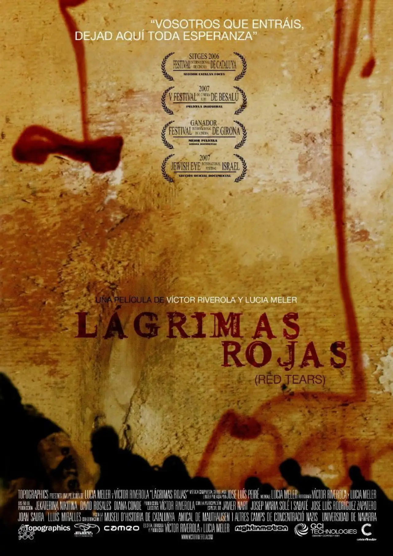 Movie poster "Lágrimas rojas"