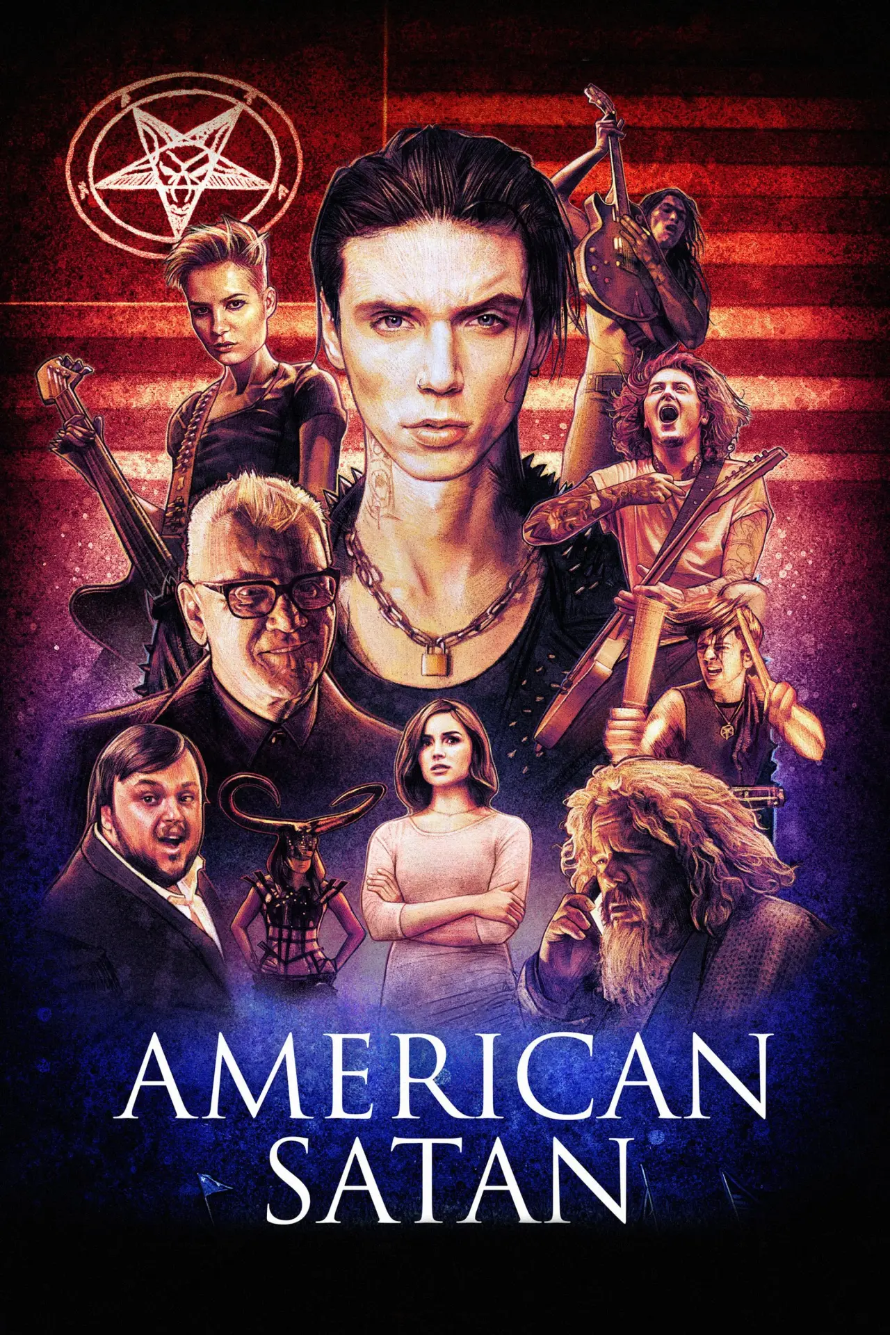 Movie poster "American Satan"