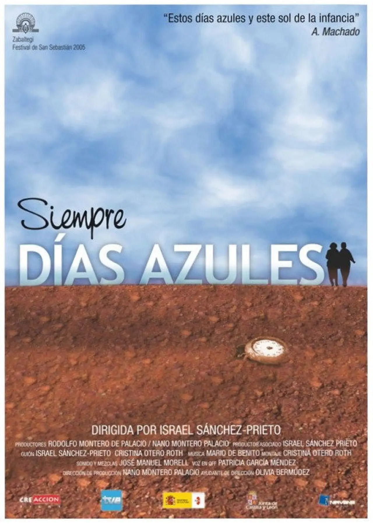 Movie poster "Siempre días azules"