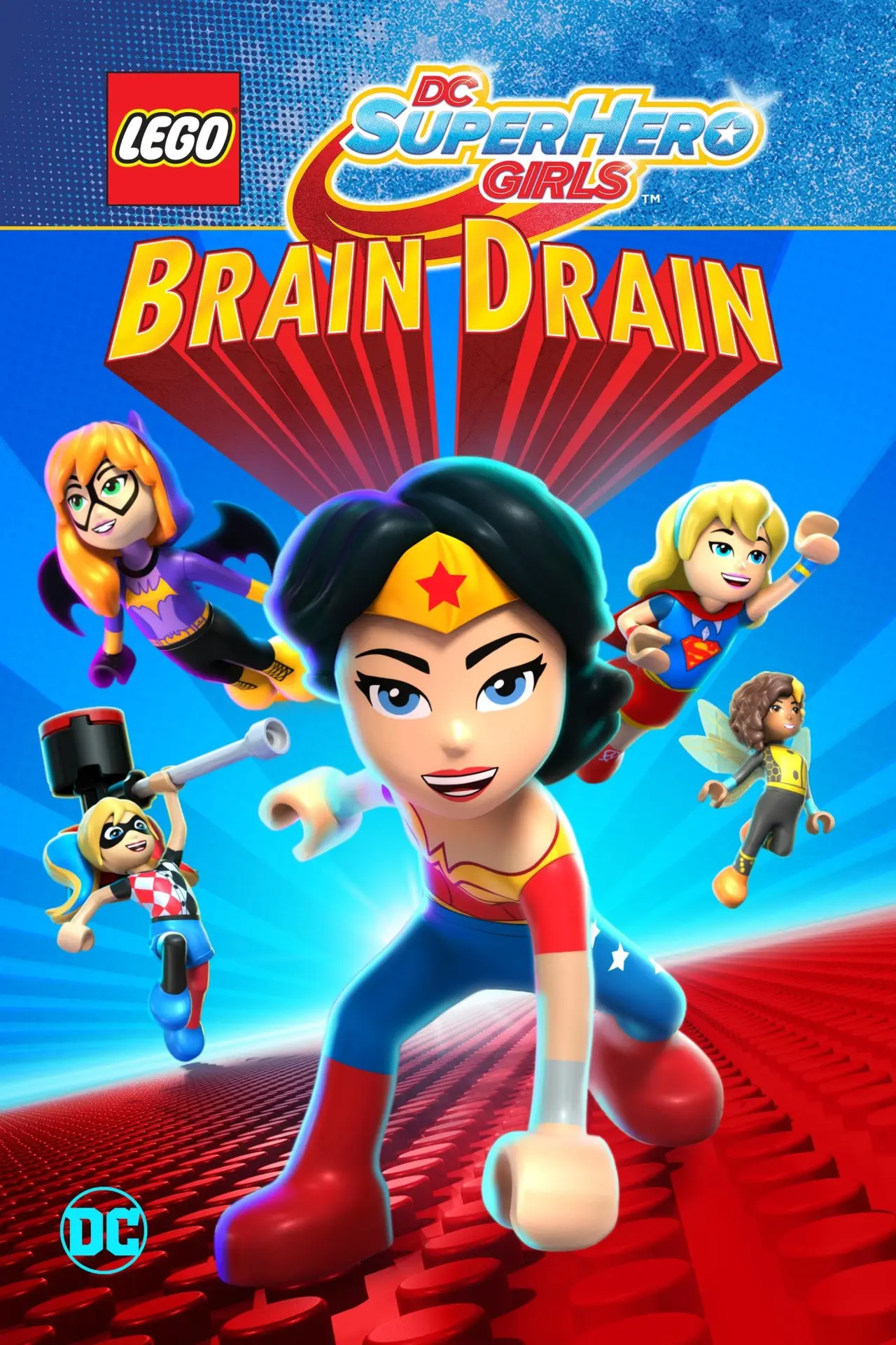 Movie poster "LEGO DC Super Hero Girls: Brain Drain"