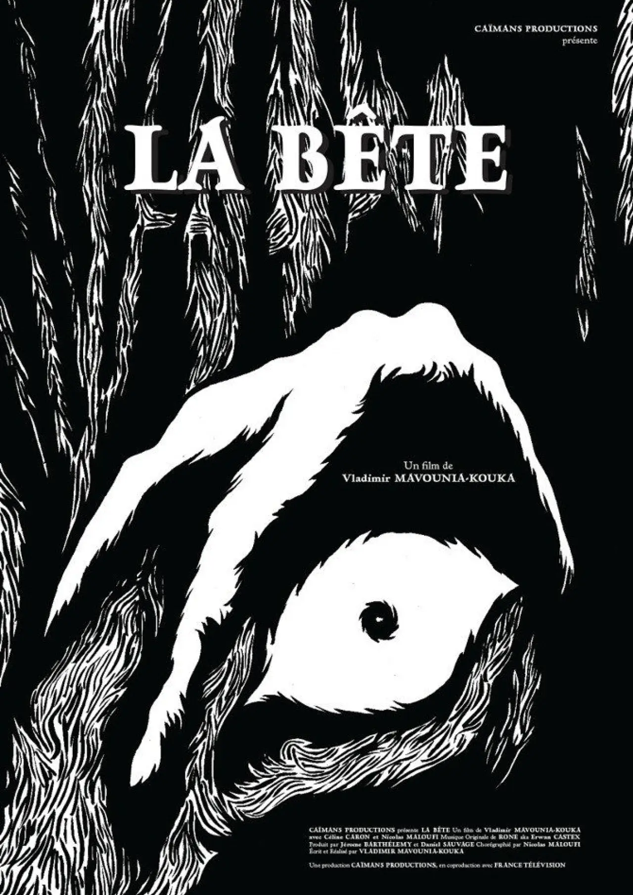 Movie poster "La bête"