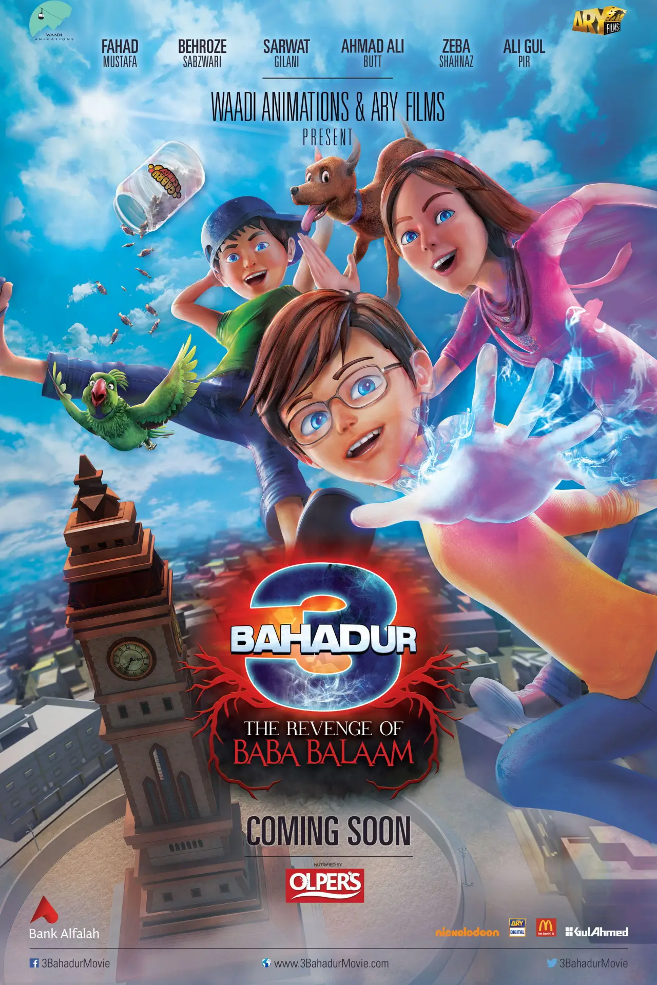 Movie poster "3 Bahadur: The Revenge of Baba Balaam"