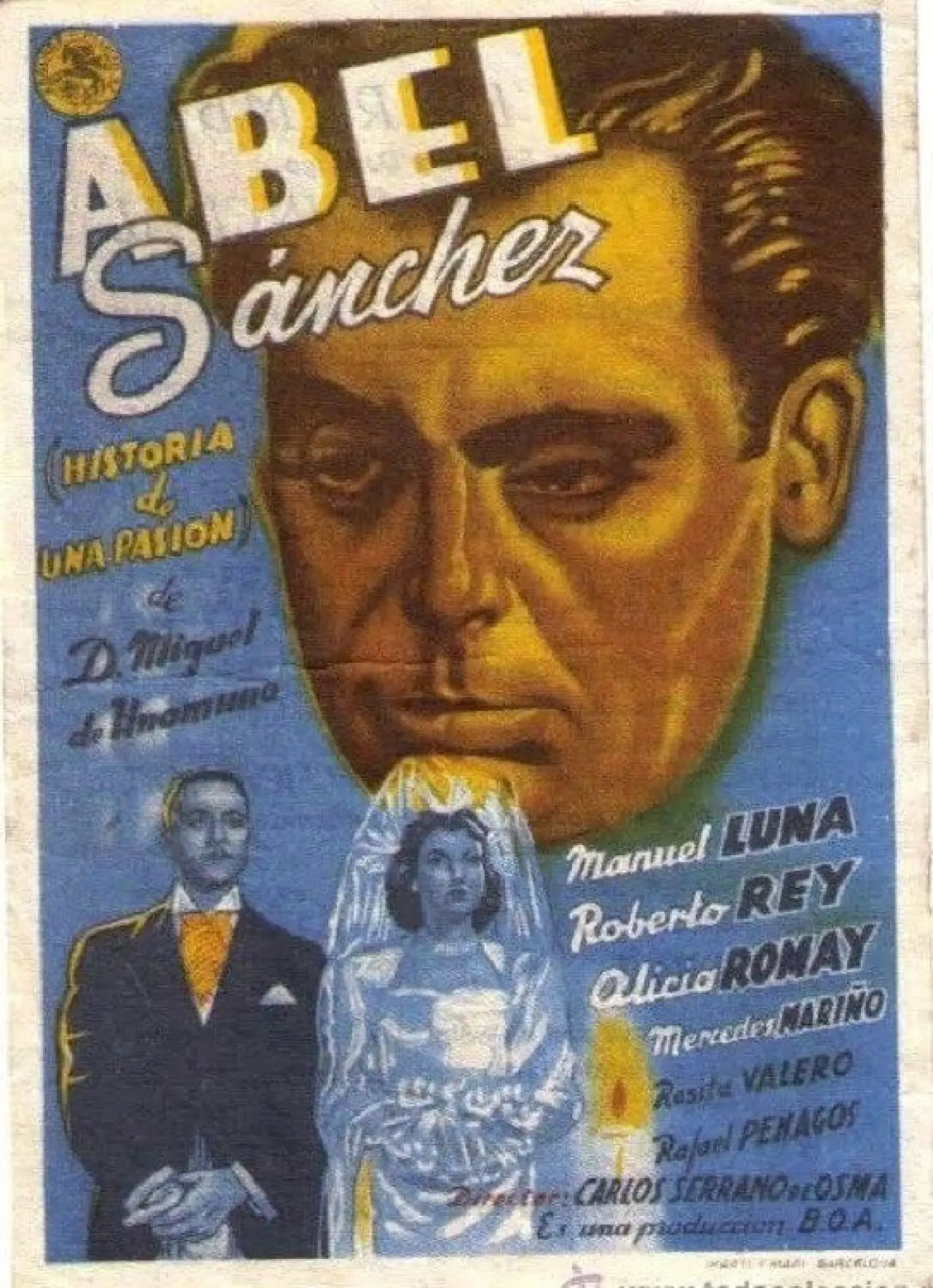 Movie poster "Abel Sánchez"
