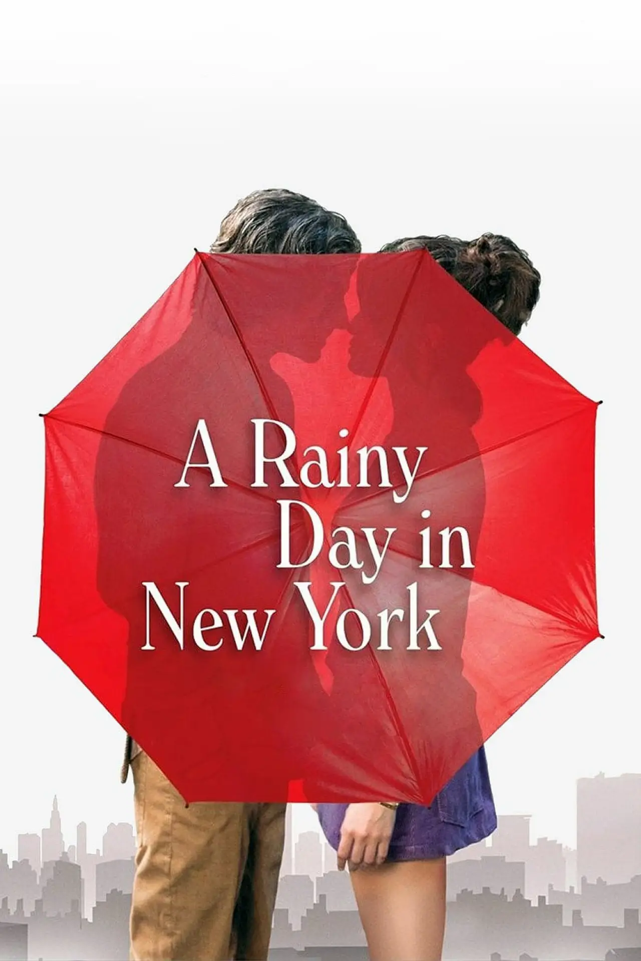 Movie poster "A Rainy Day in New York"
