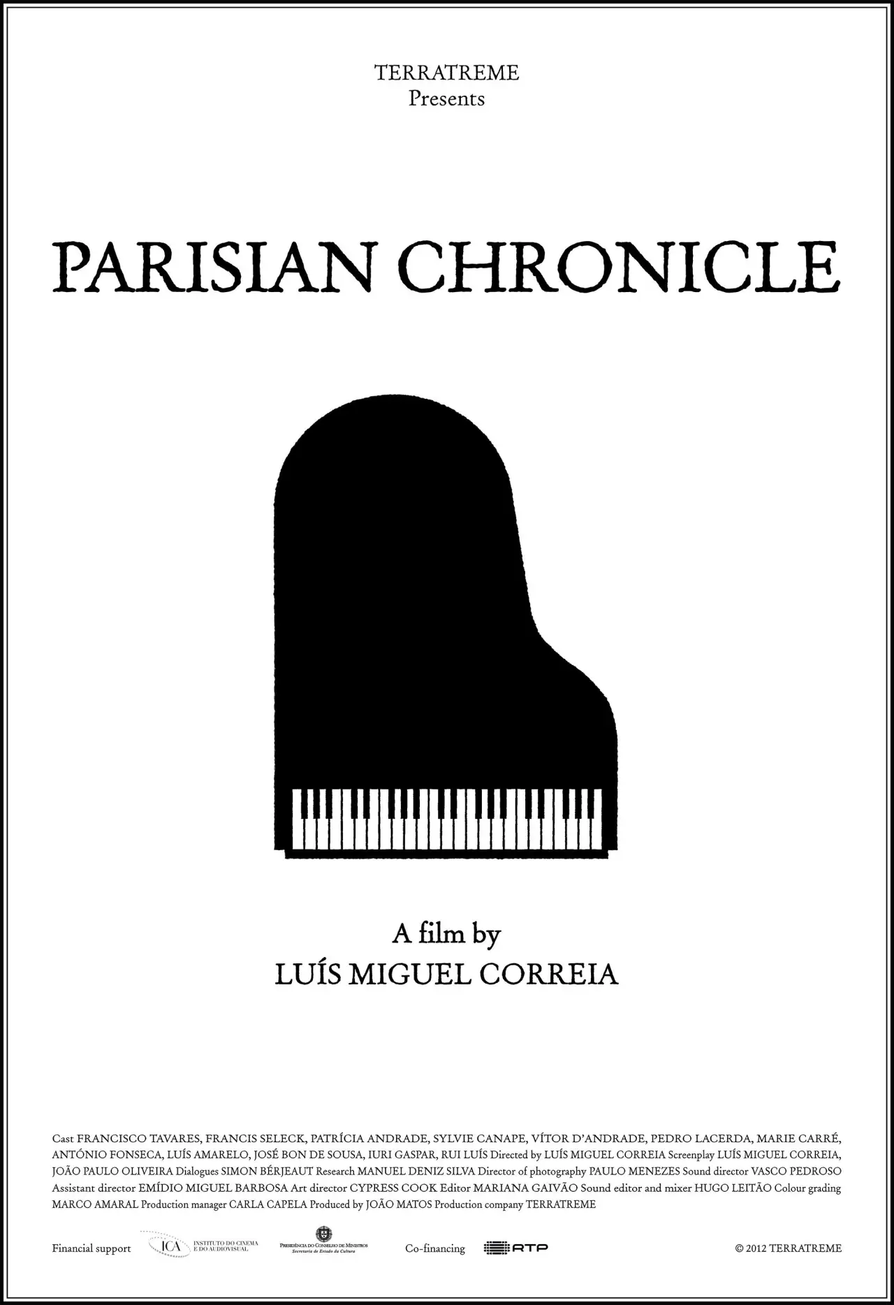 Movie poster "Crónica Parisiense"