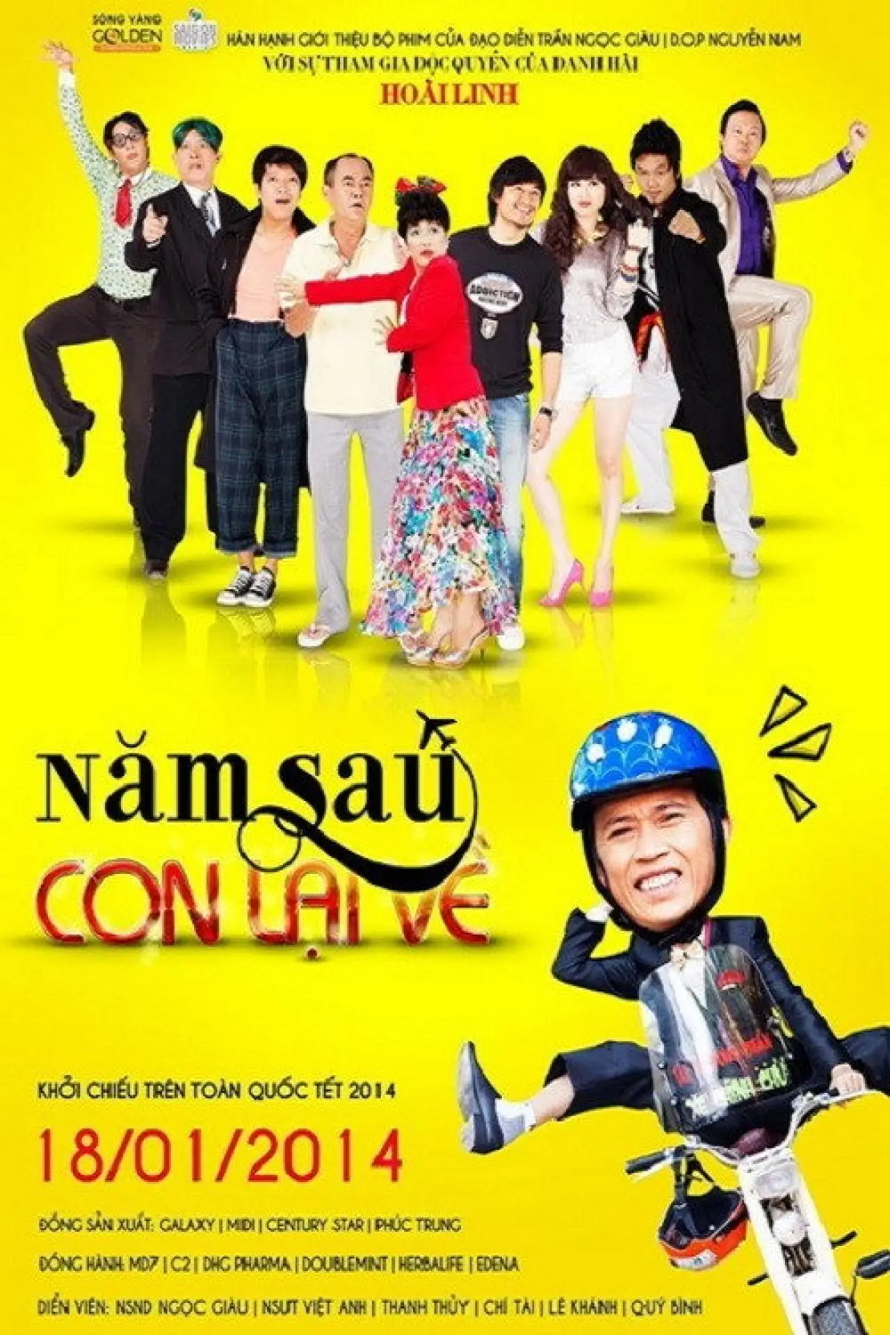 Movie poster "Năm Sau Con Lại Về"