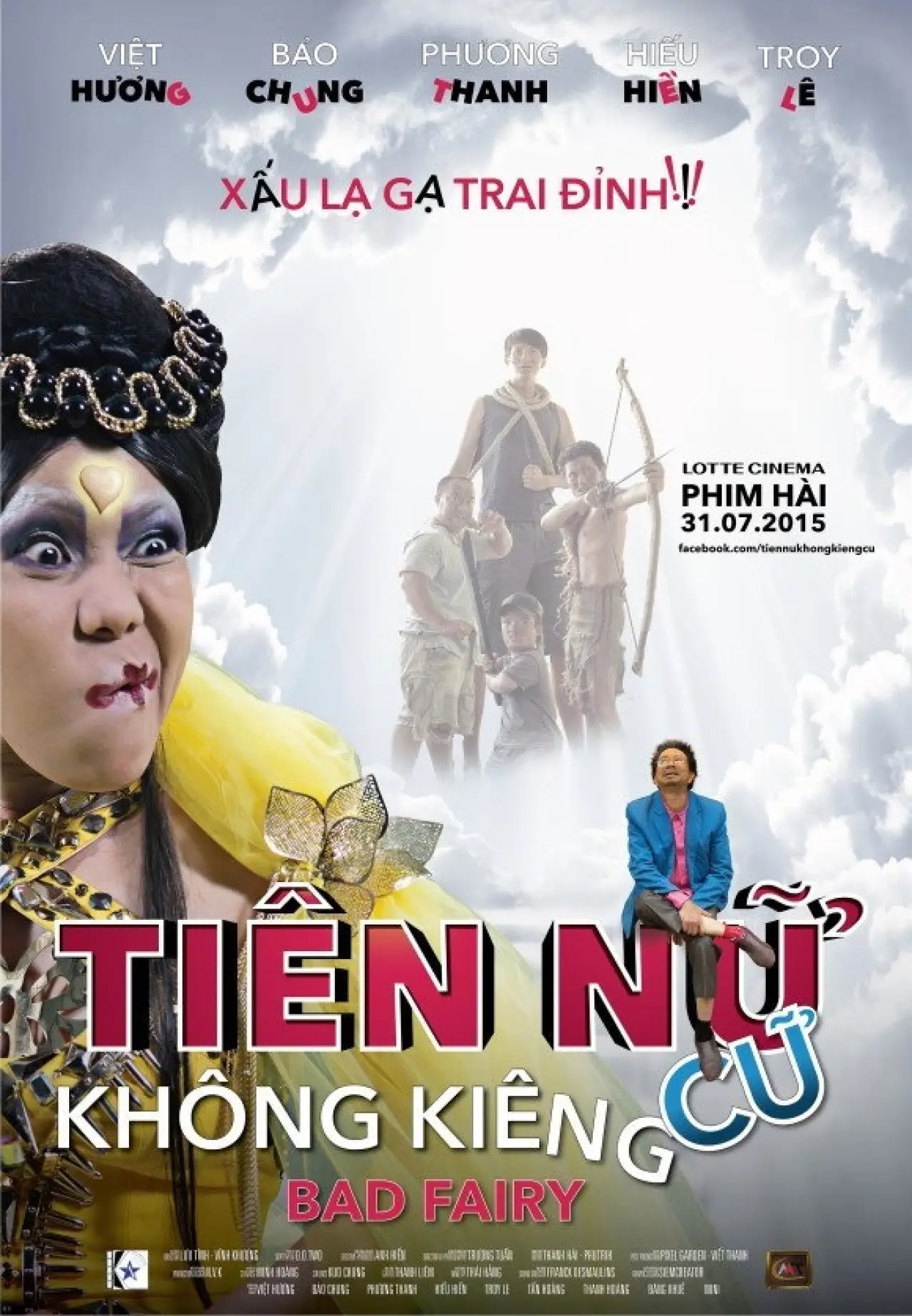 Movie poster "Tiên Nữ Không Kiêng Cử"