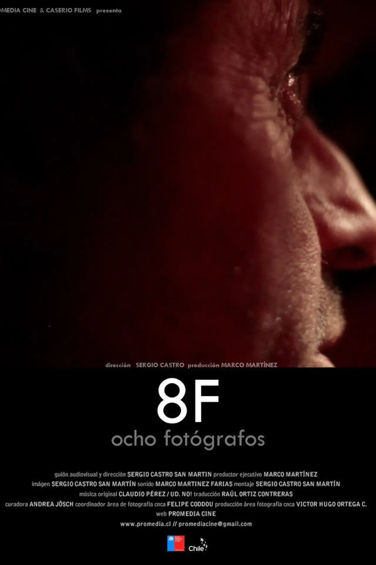 Movie poster "8 Fotógrafos"